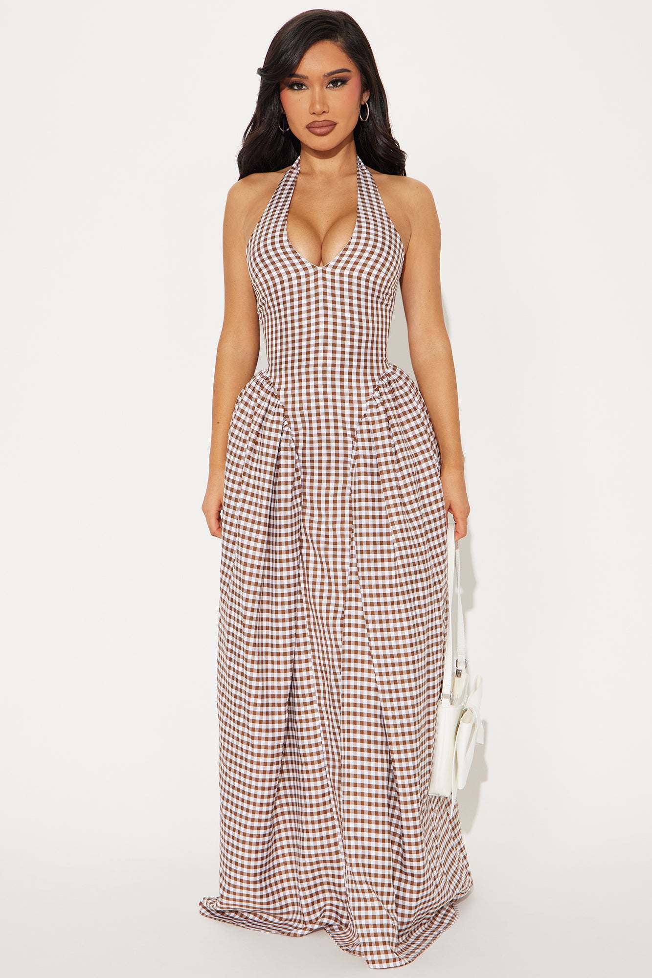 Jocelyn Gingham Maxi Dress