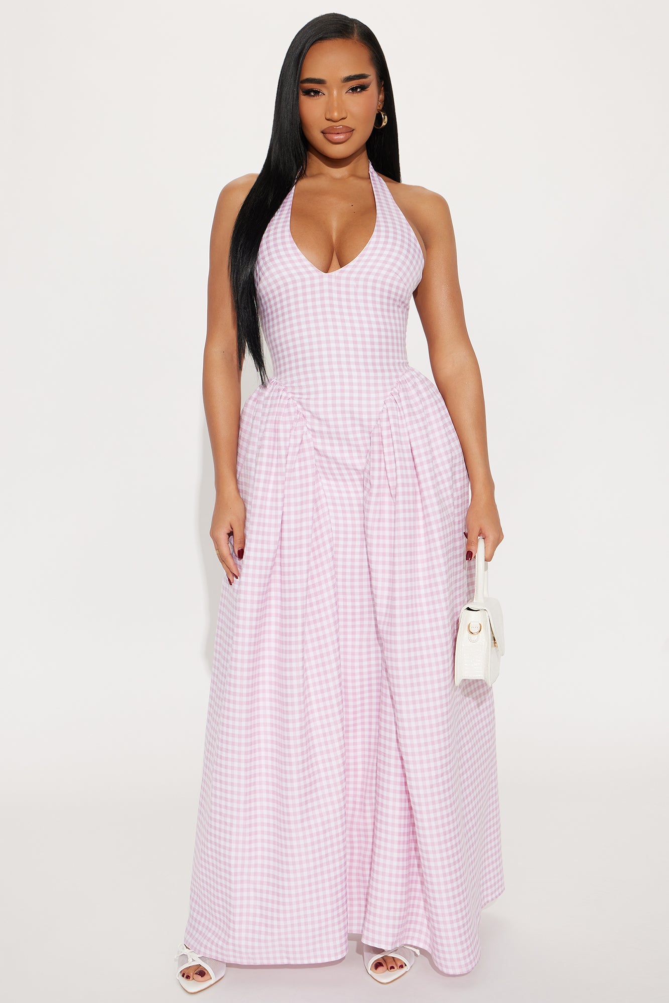 Jocelyn Gingham Maxi Dress