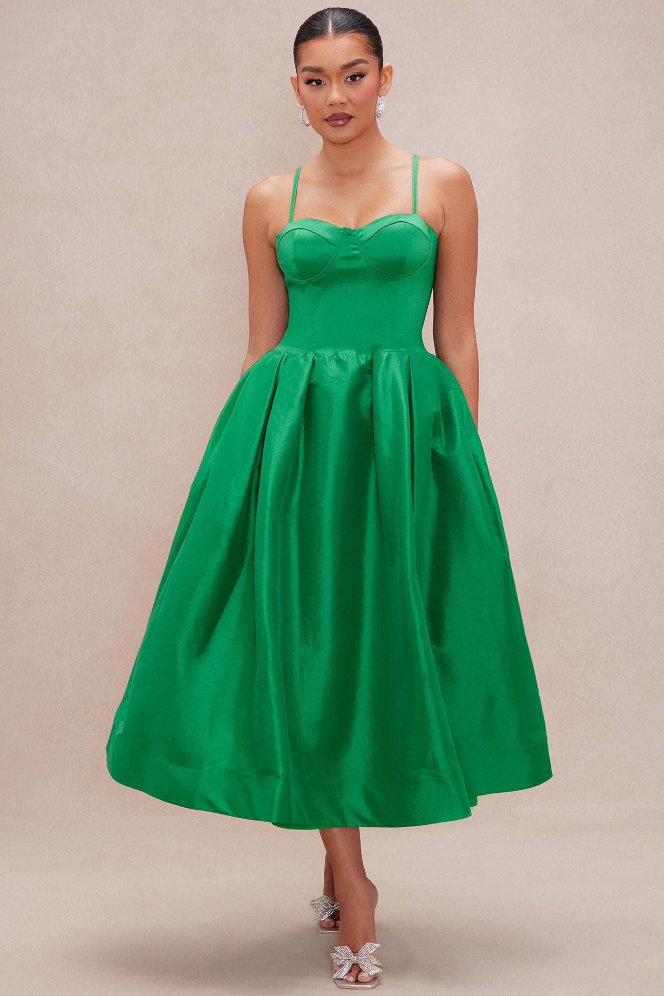 Harper Taffeta Maxi Dress