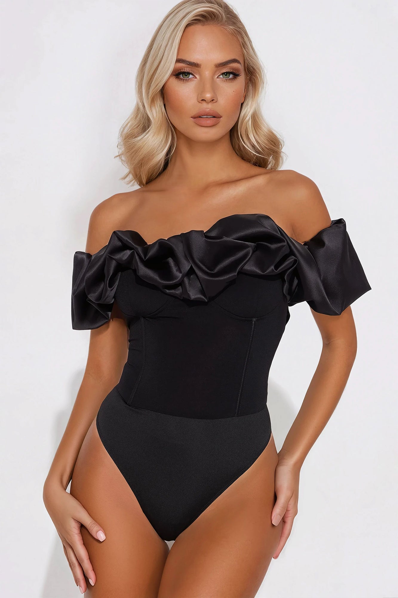 Forever Fancy Off Shoulder Bodysuit