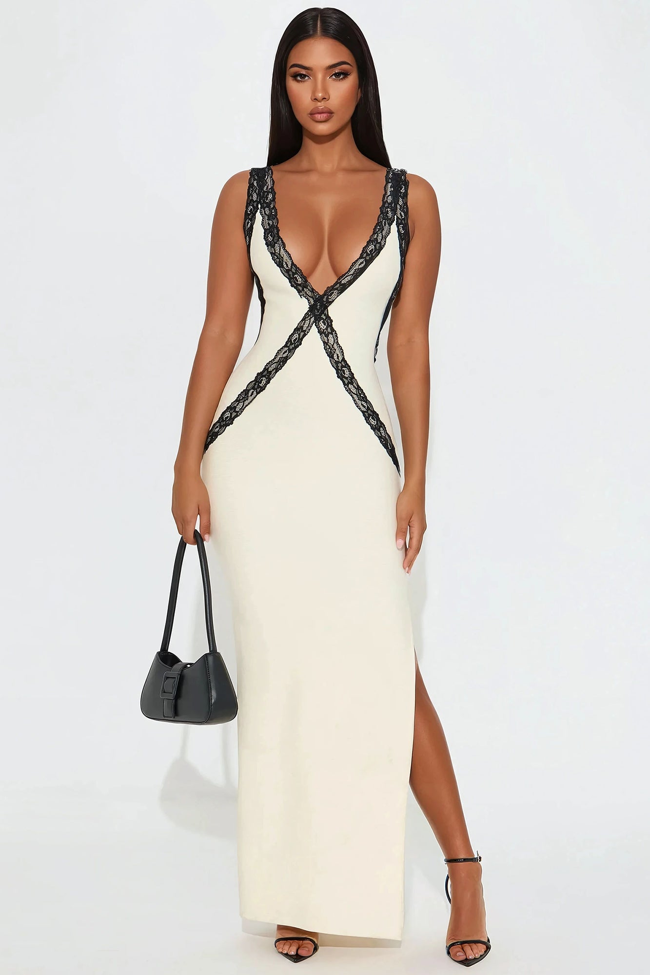 Reina Backless Bandage Maxi Dress