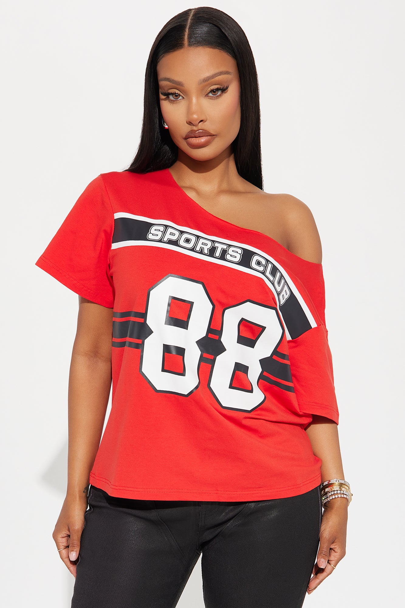 Team MVP Off Shoulder Top