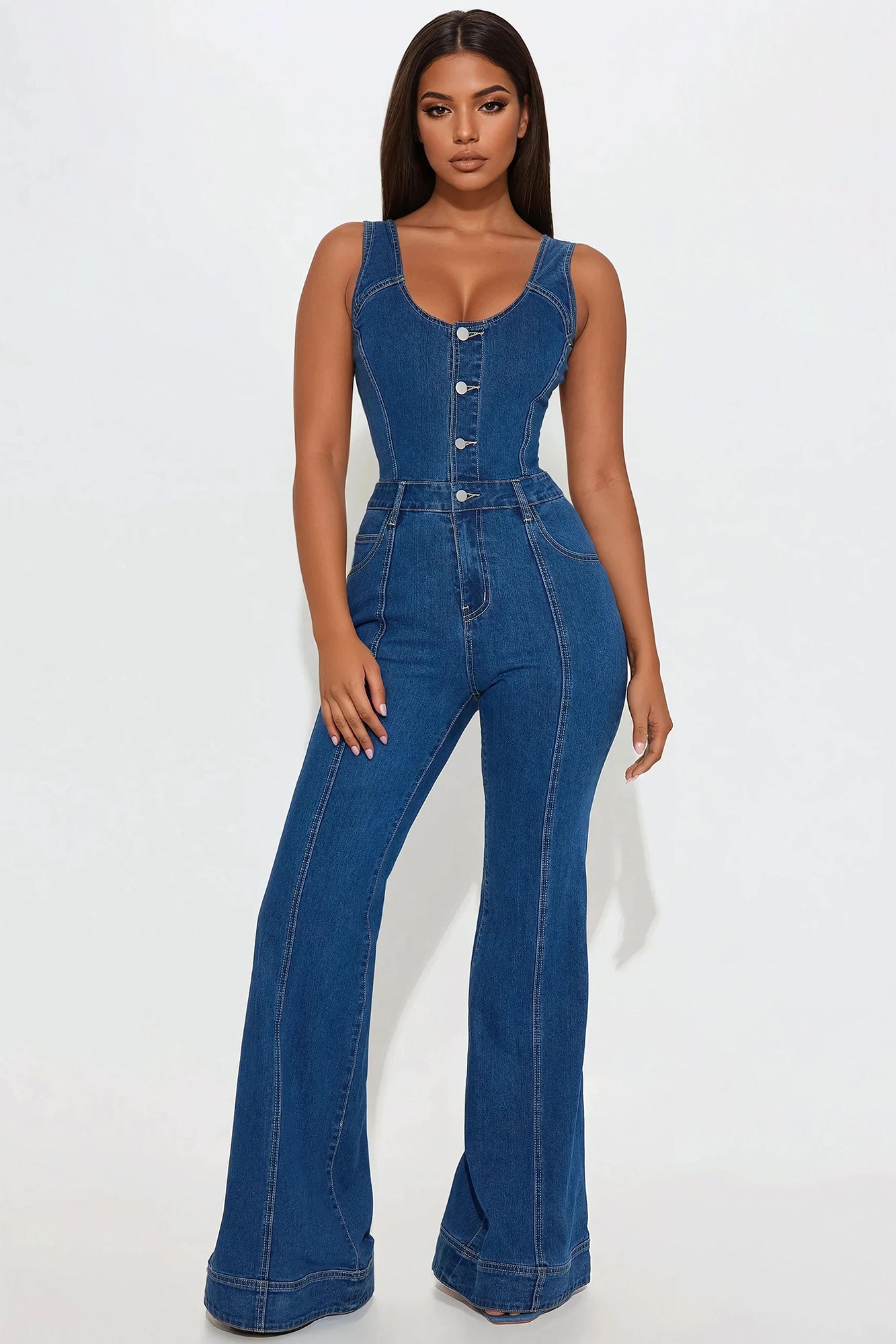 Jane Denim Jumpsuit