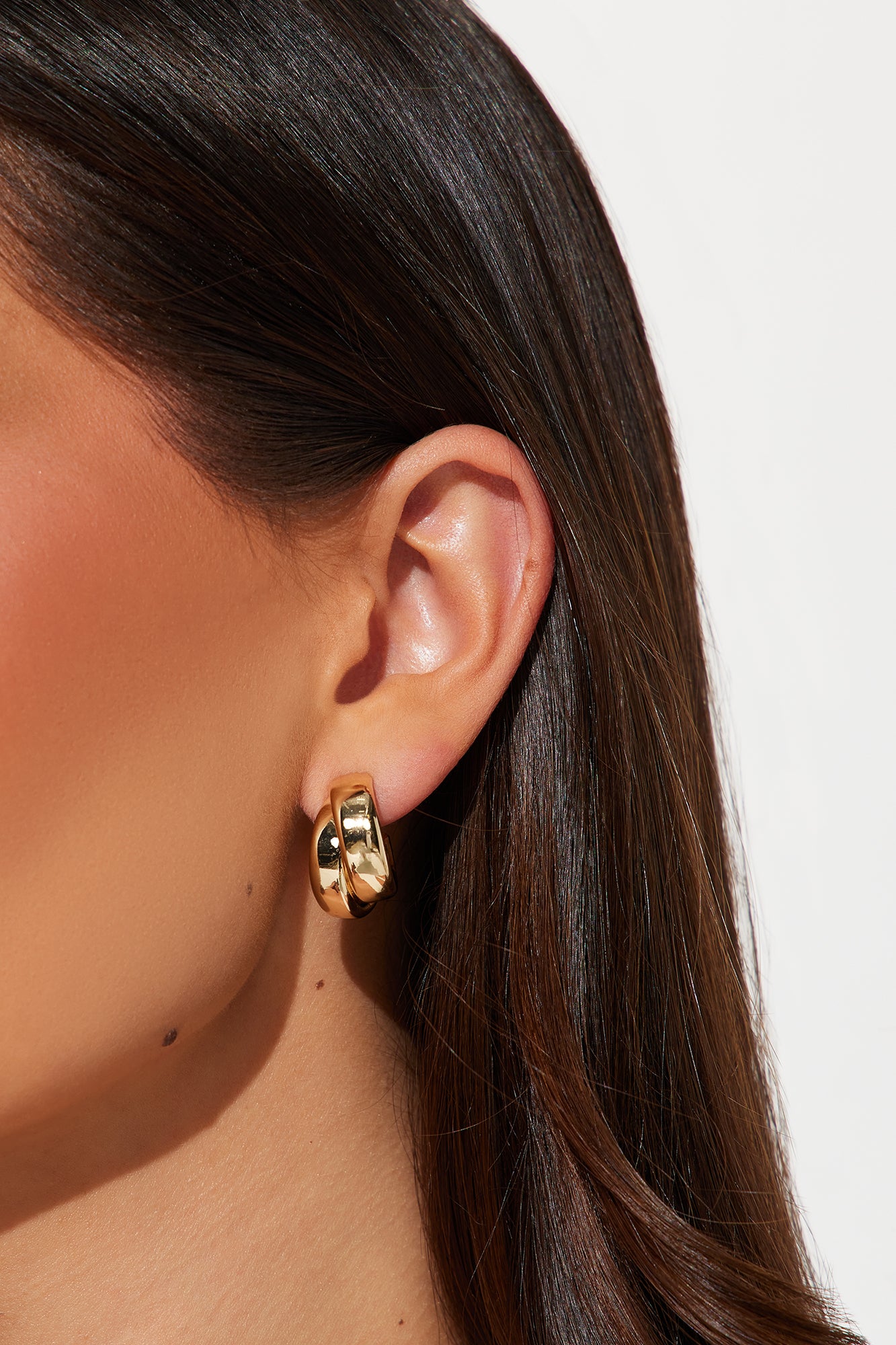 Gleam On Hoop Earrings