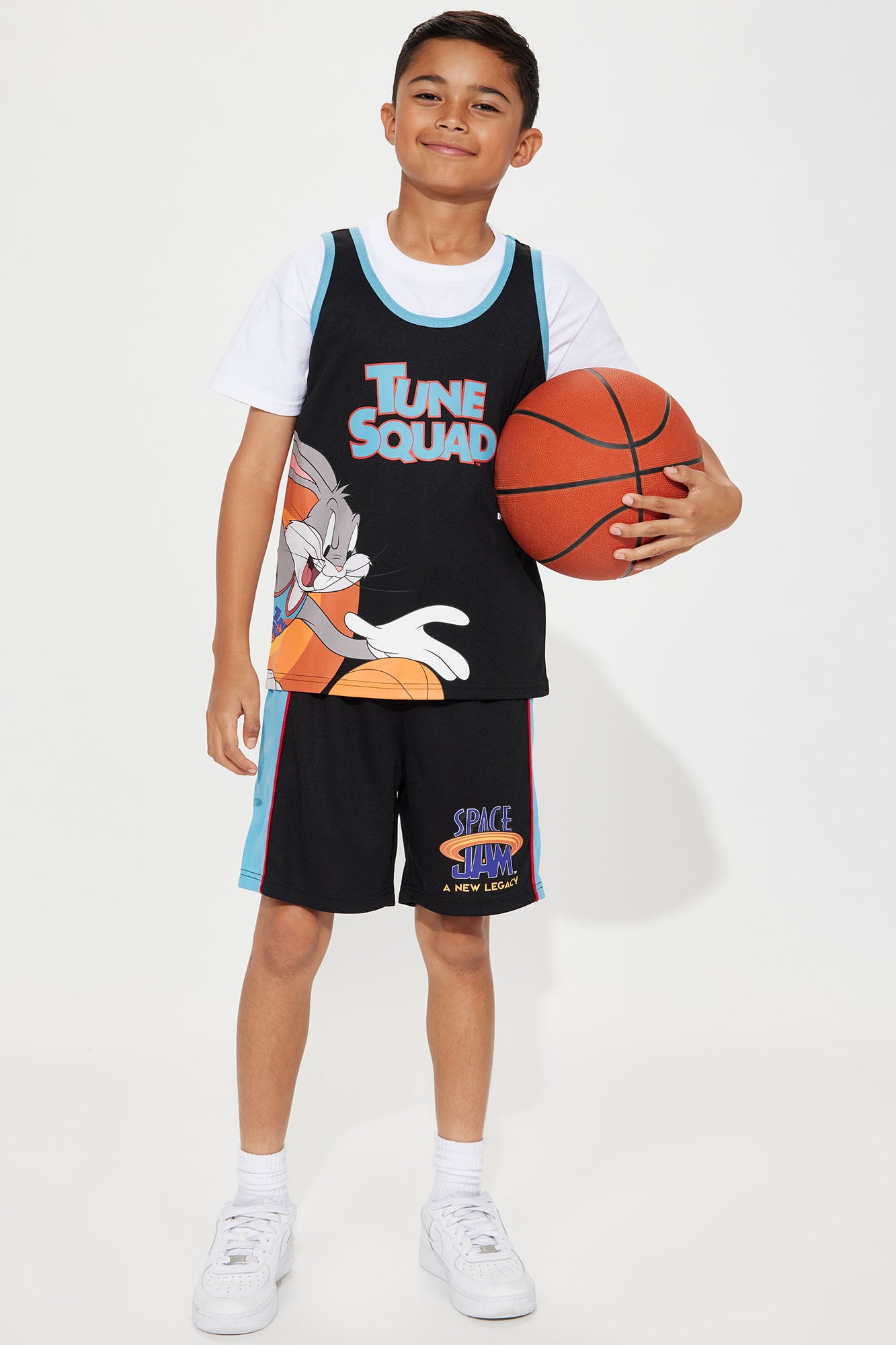 Mini Tune Squad Basketball Jersey Short Set