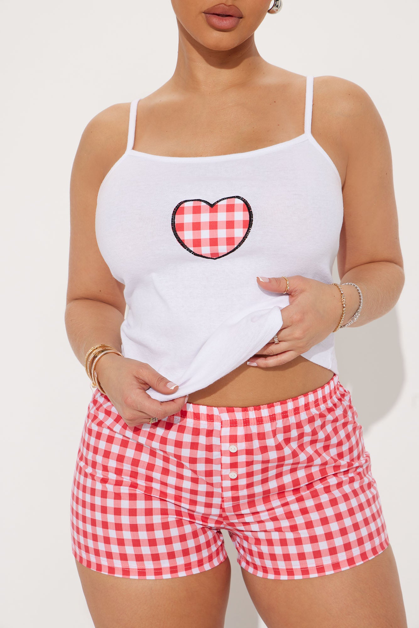 Heart Is Taken PJ Boxer Short Set