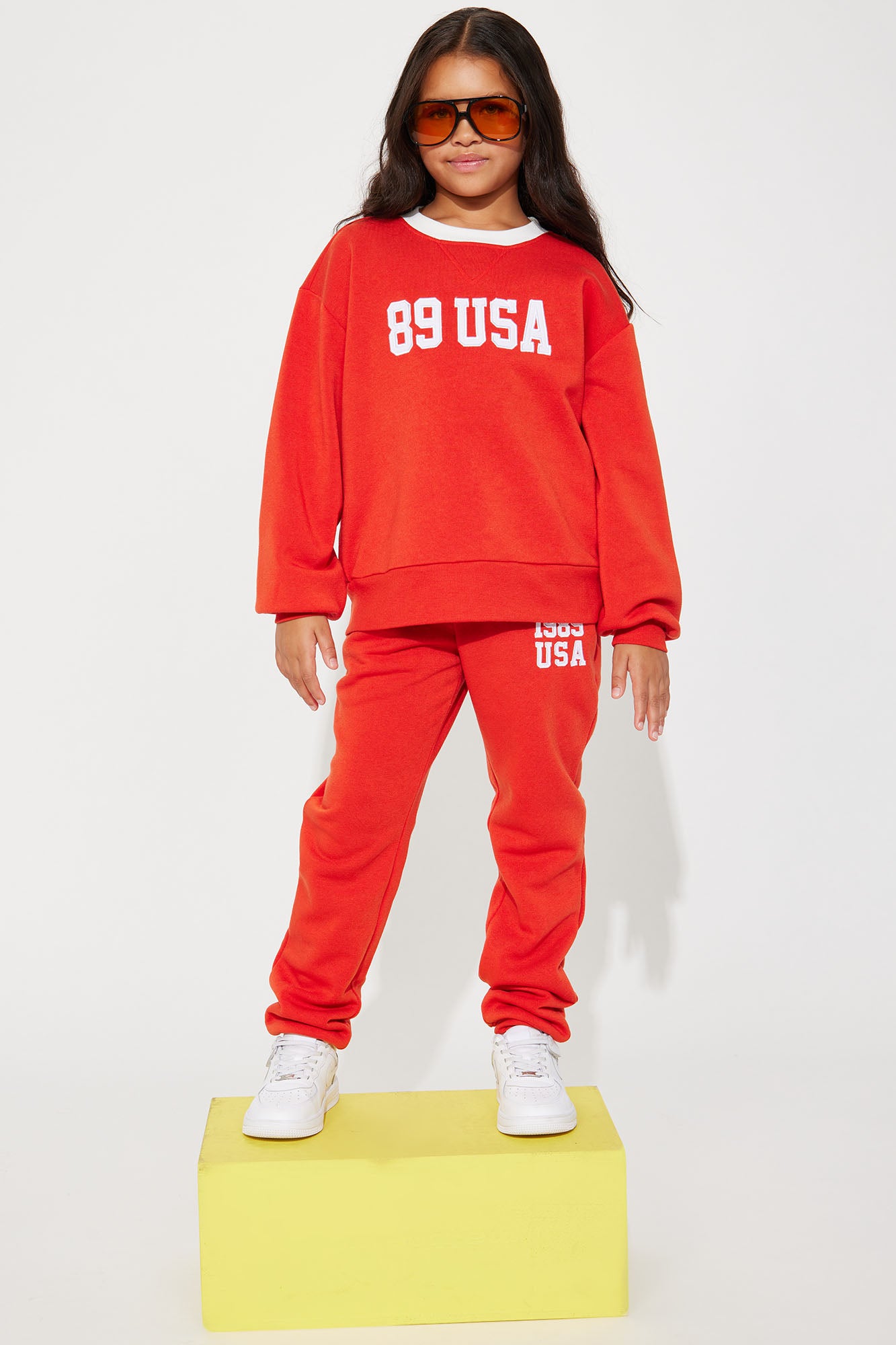 Mini USA Babe Fleece Pant Set