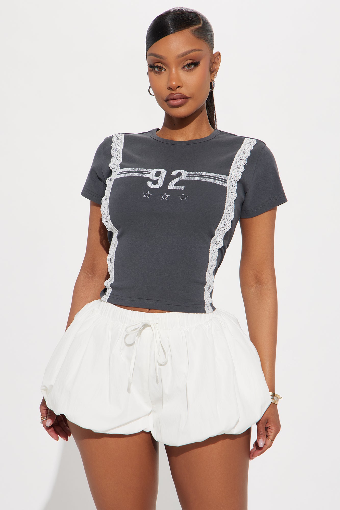 Brianne Lace Baby Tee