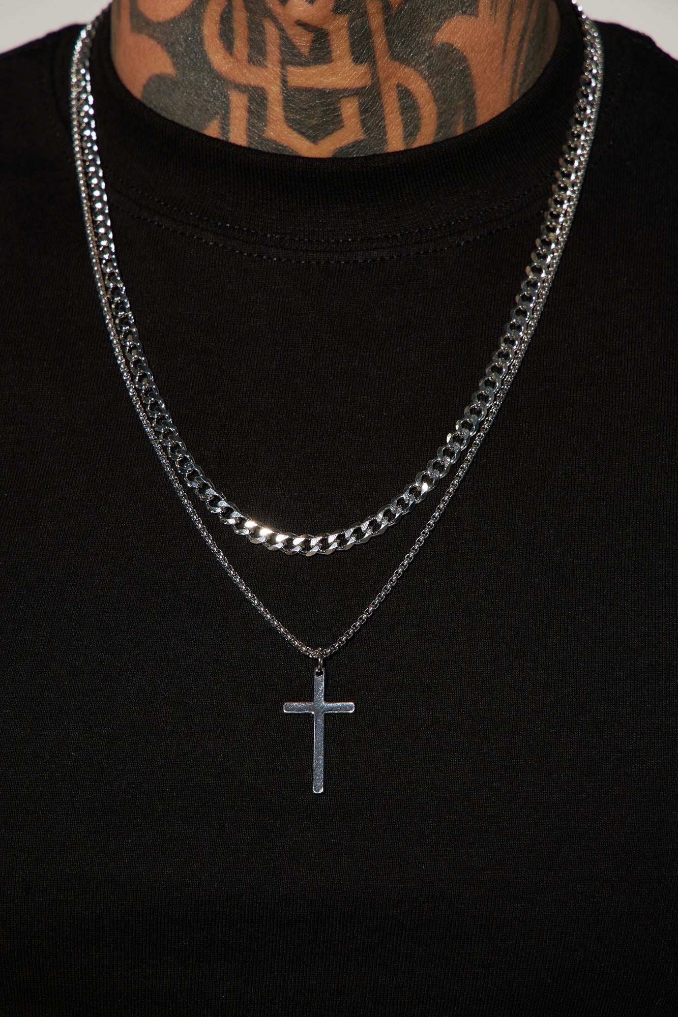 Judgement Time 2 Piece Chain Necklace