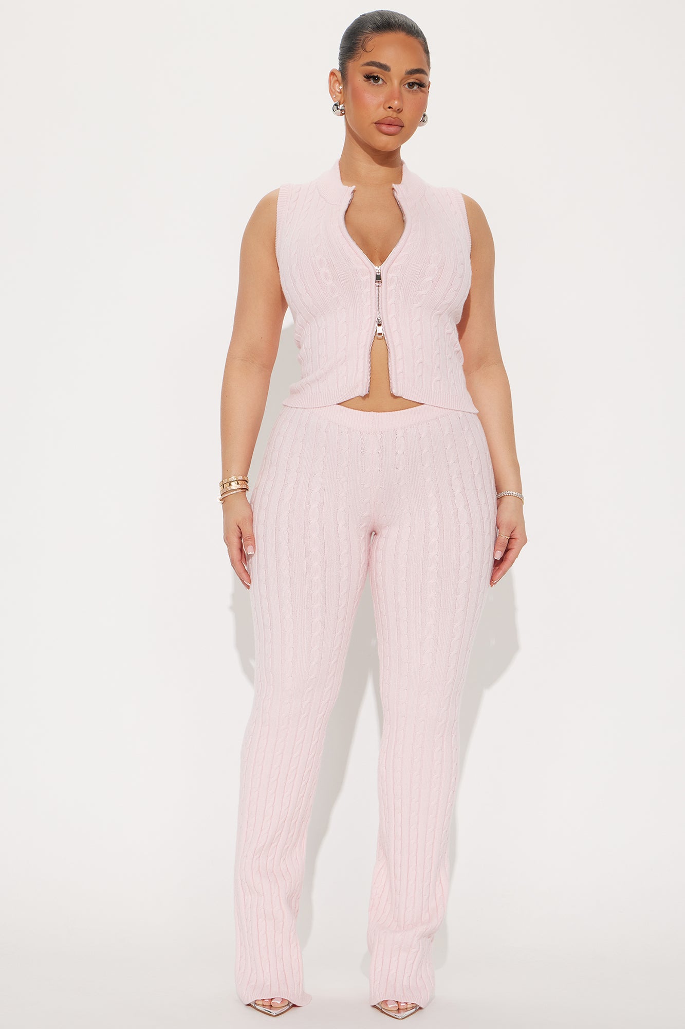 Paula Vest Sweater Set