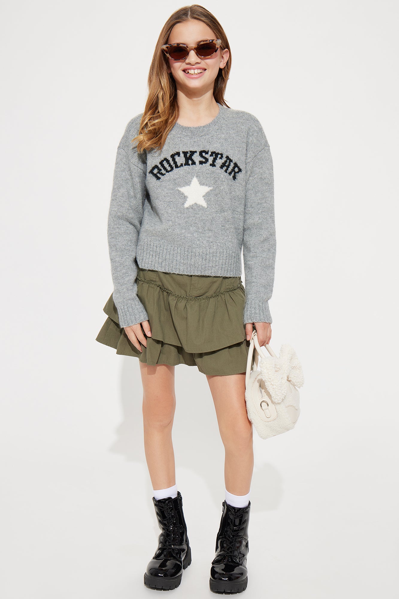 Mini Jennifer Tiered Ruffle Mini Skirt