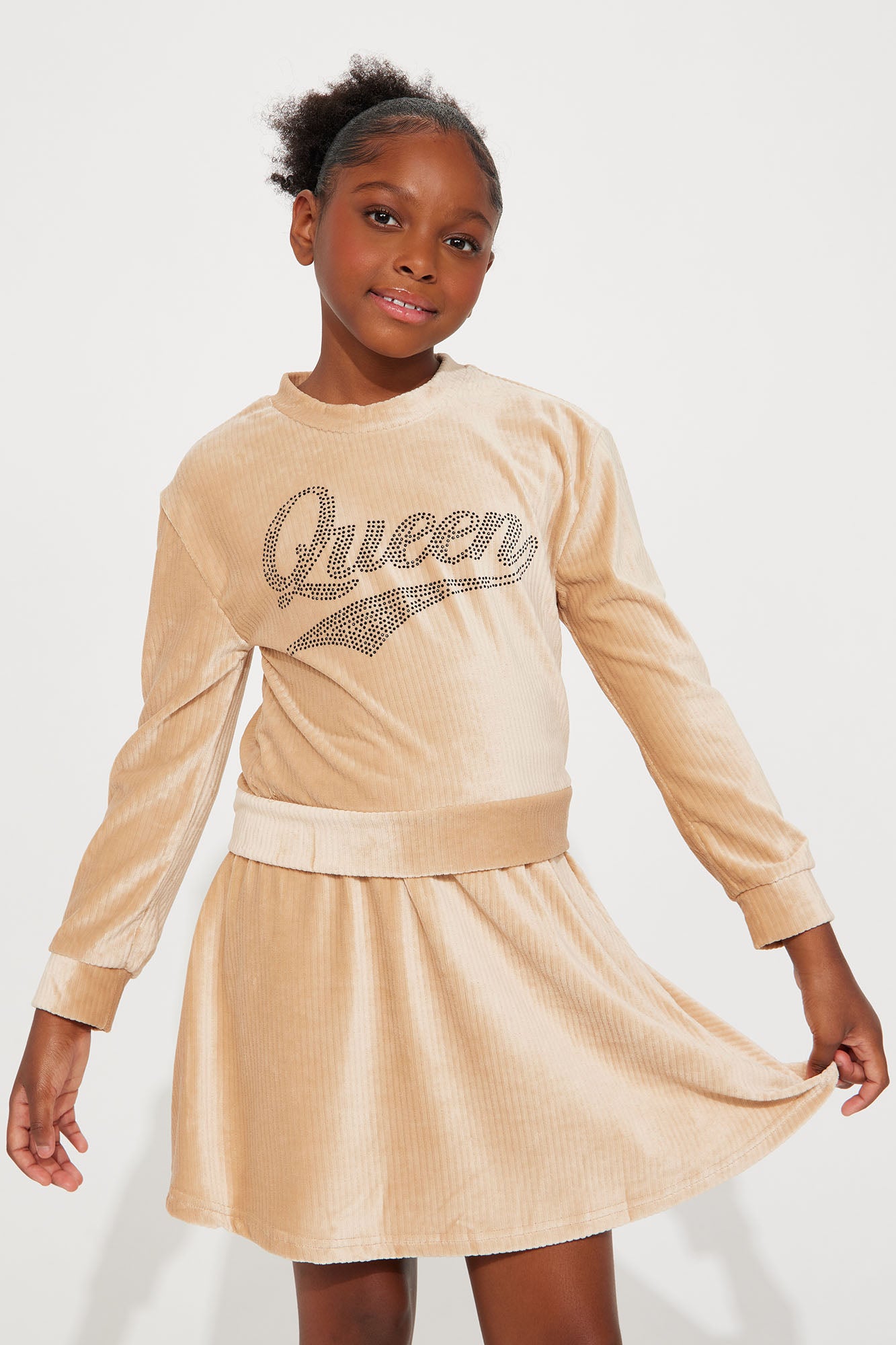 Mini Stay Up Queen Skirt Set