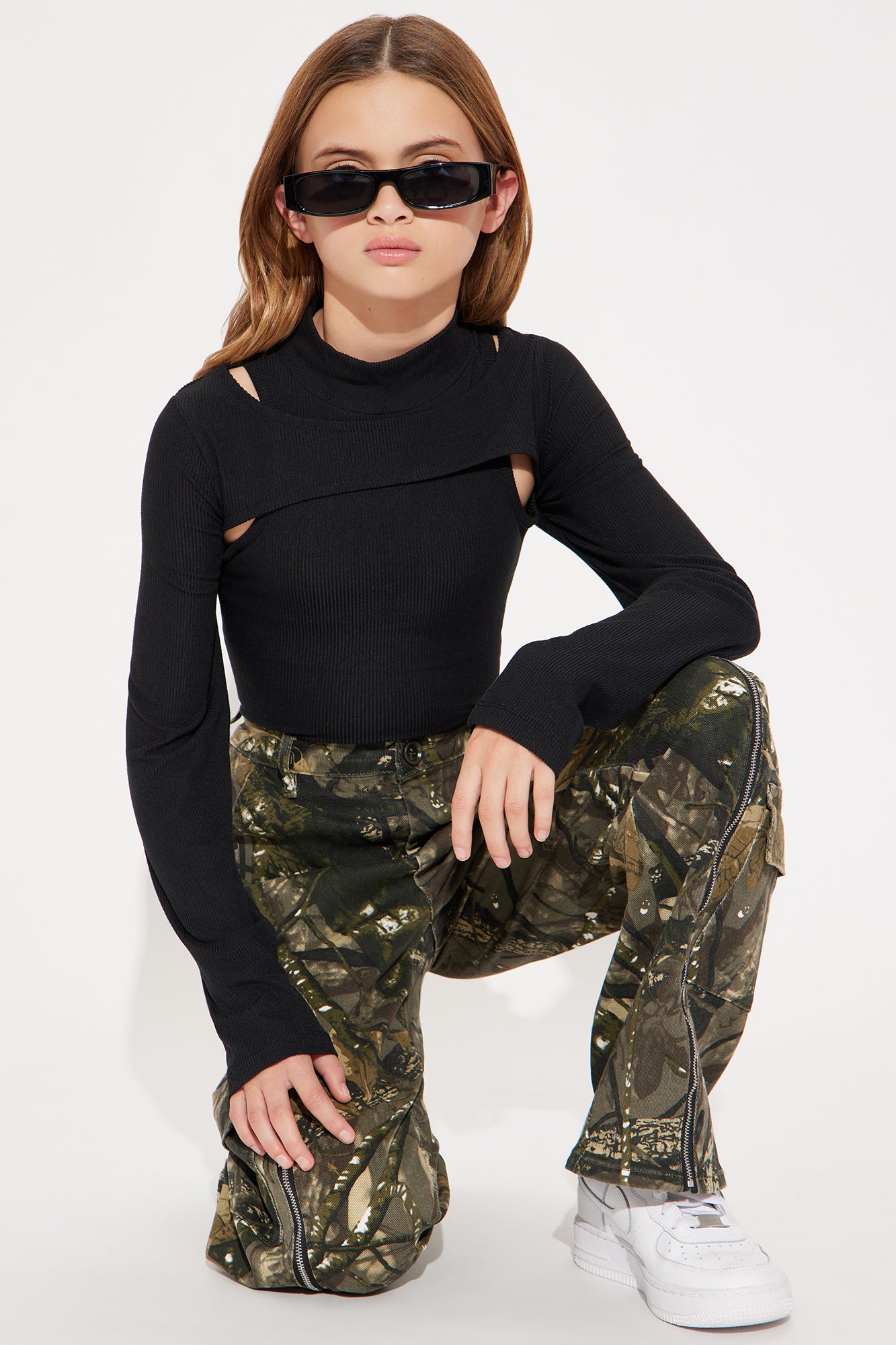 Mini Ashanti Long Sleeve Top