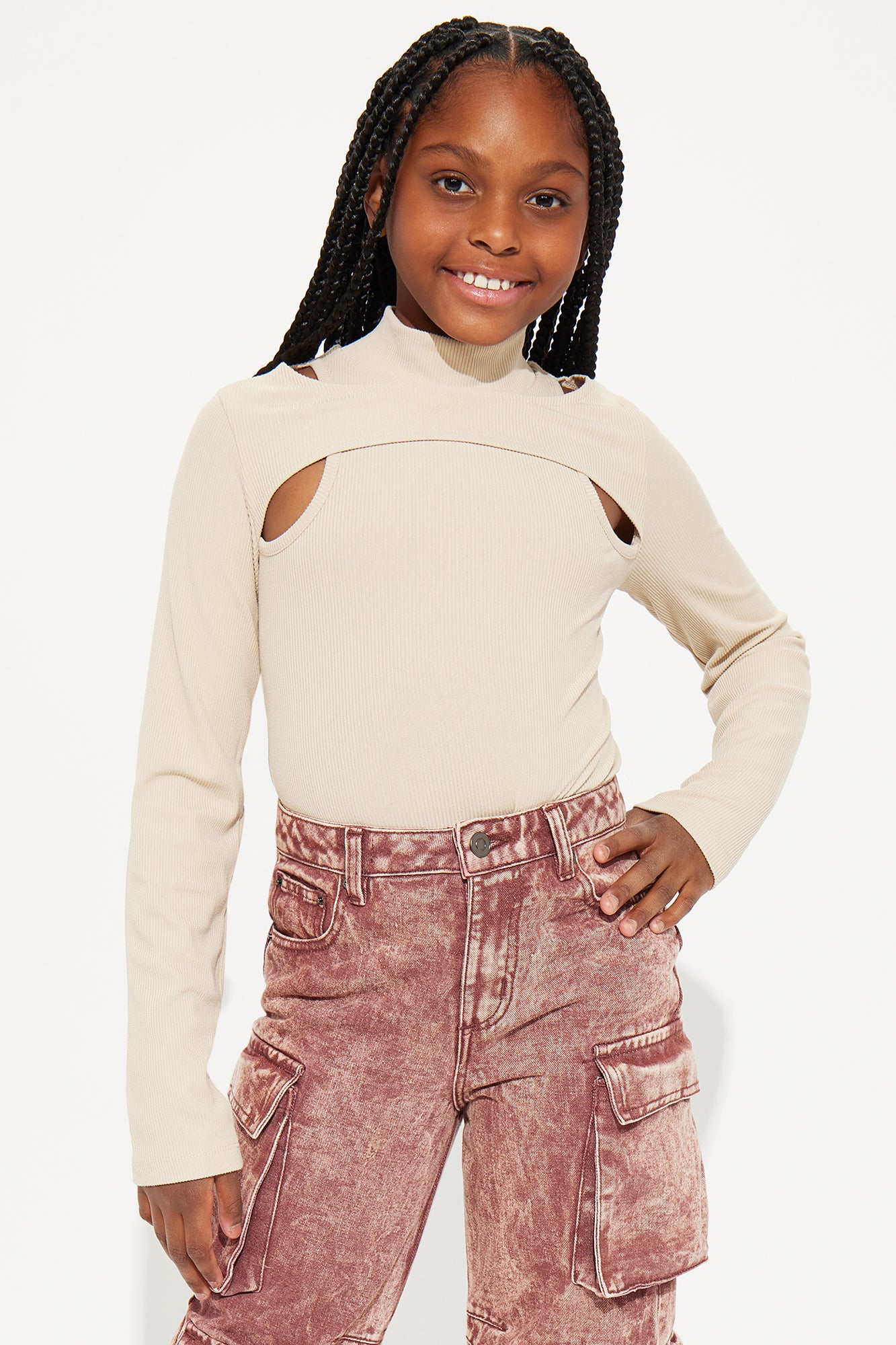 Mini Ashanti Long Sleeve Top