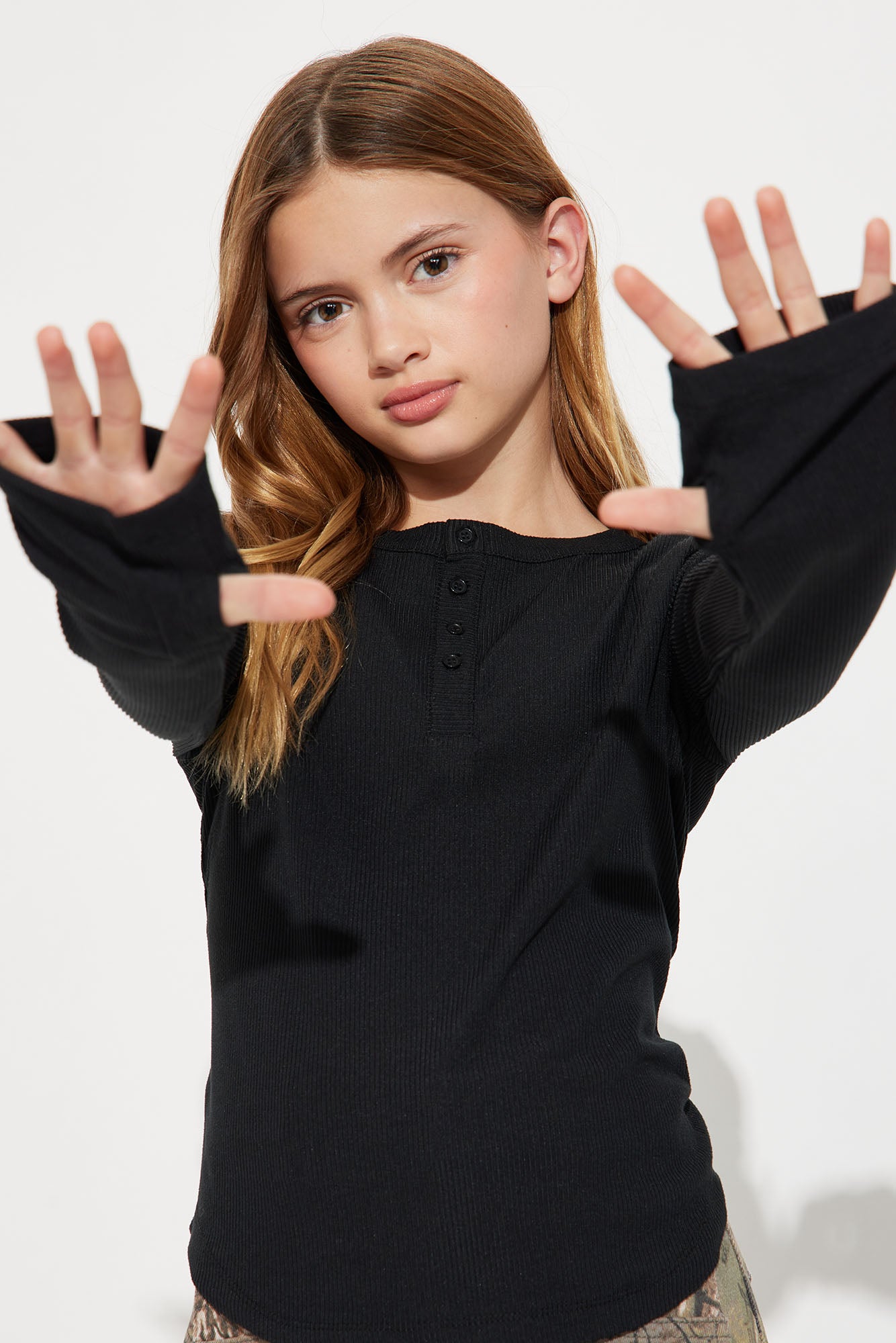 Mini Thoughts Of Success Long Sleeve Top