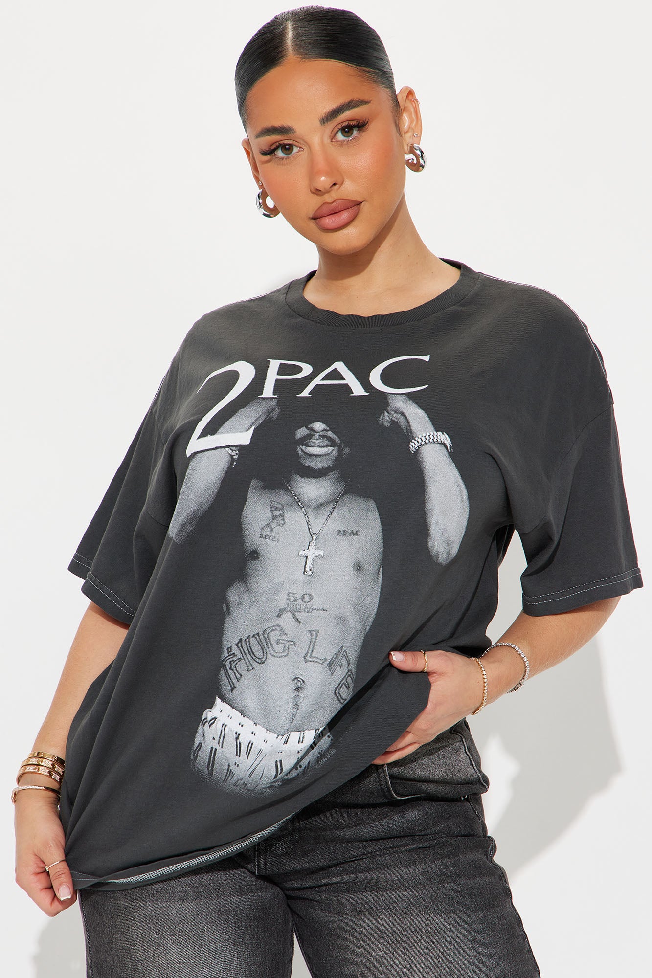 2PAC Darkness Washed Tee