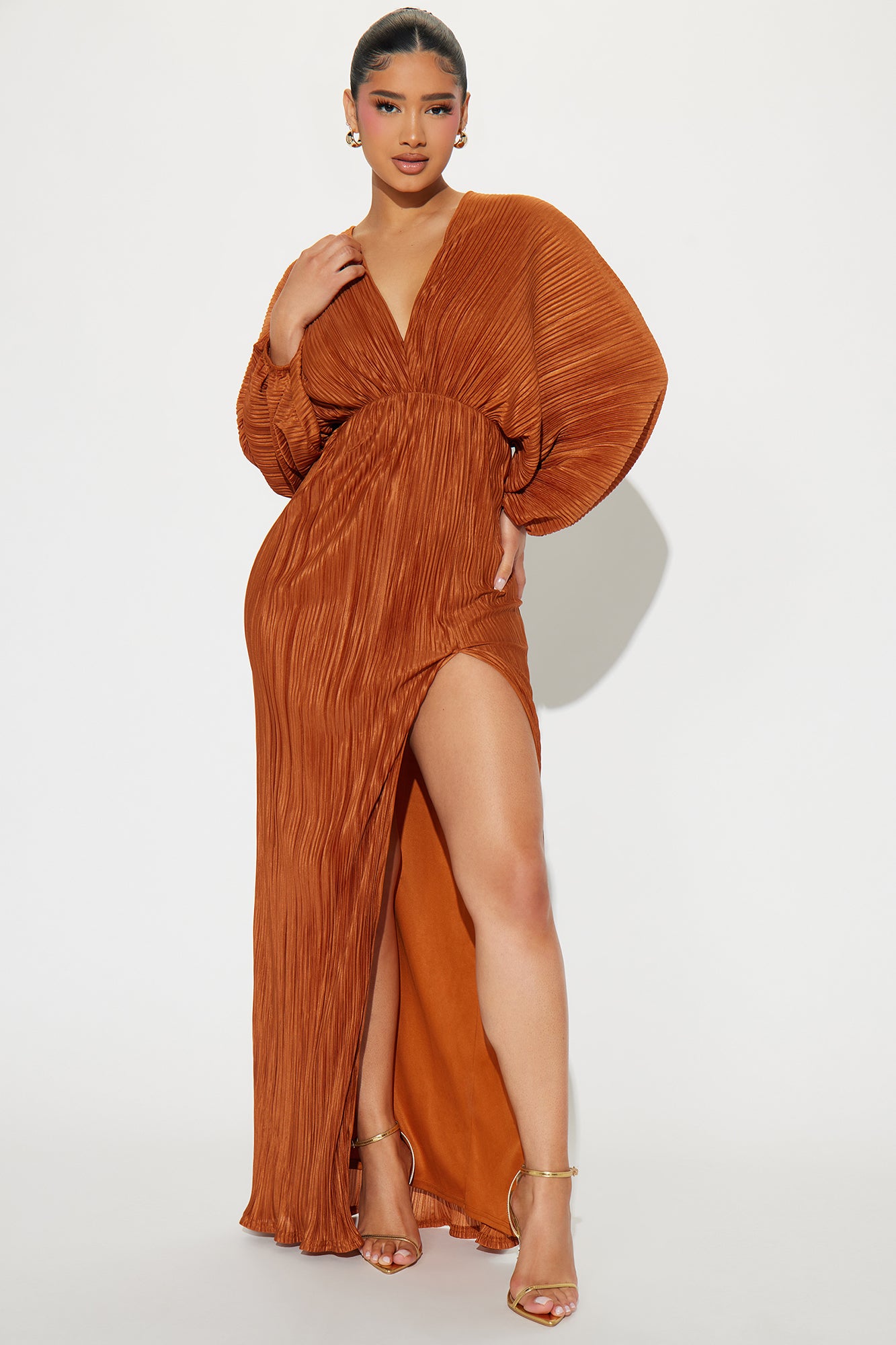 Paloma Pleated Maxi Dress