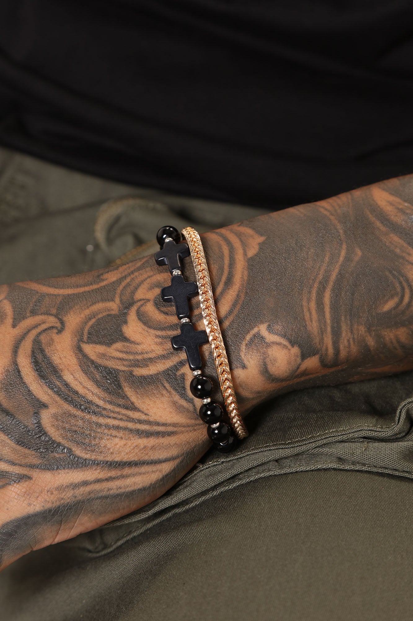 Cross Bracelet Set