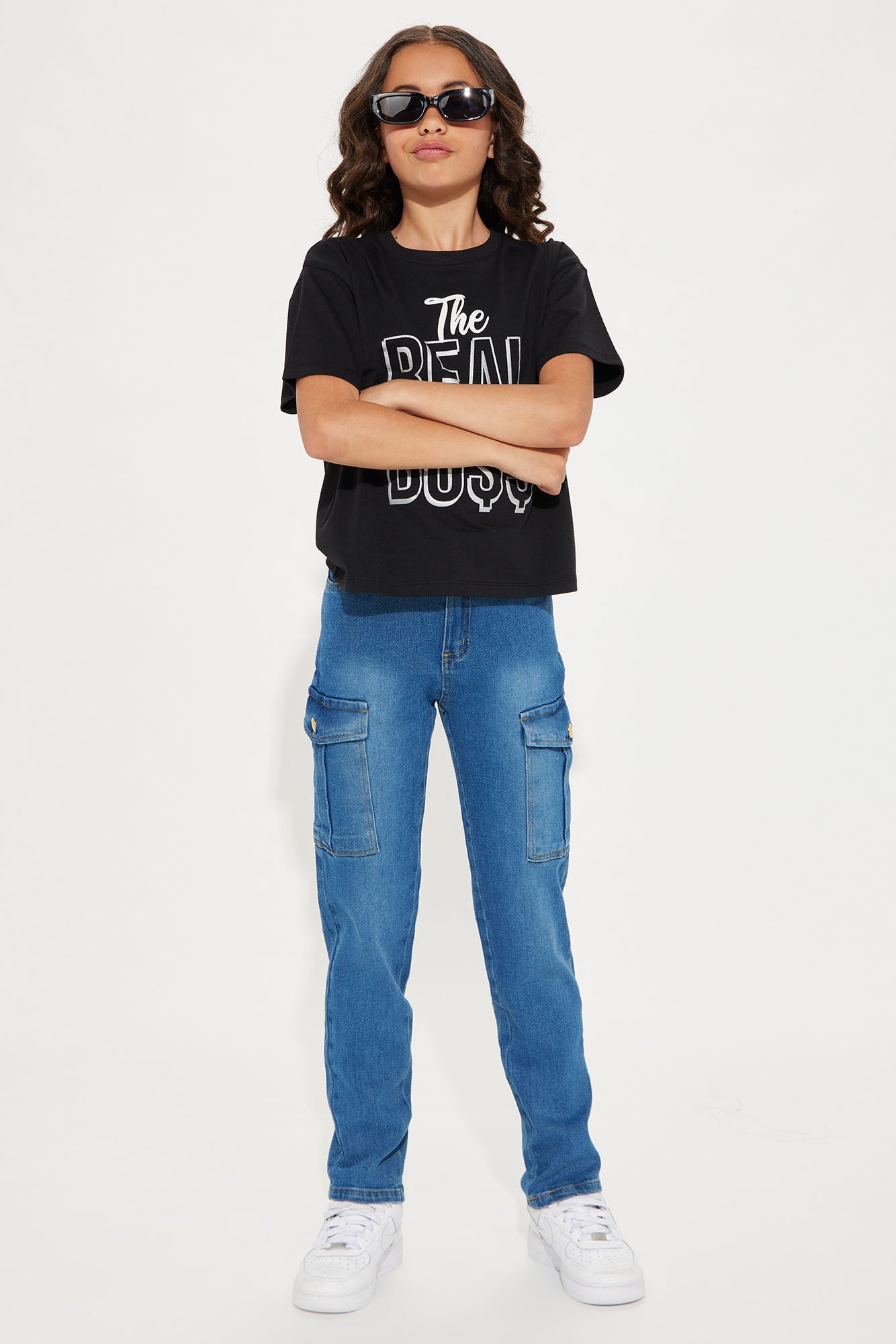 Mini The Best Cargo Denim Jeans