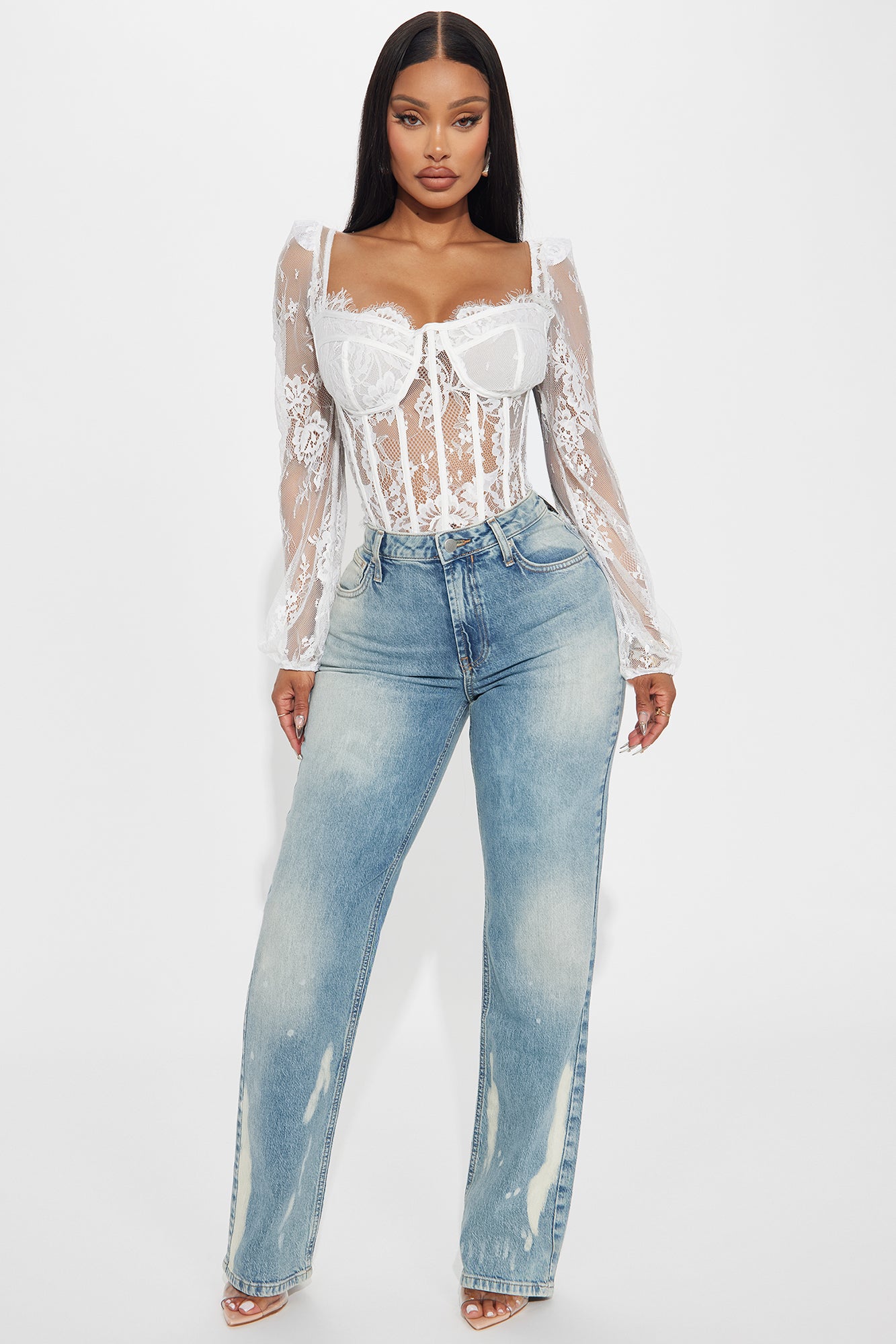 True To You Stretch Straight Leg Jeans