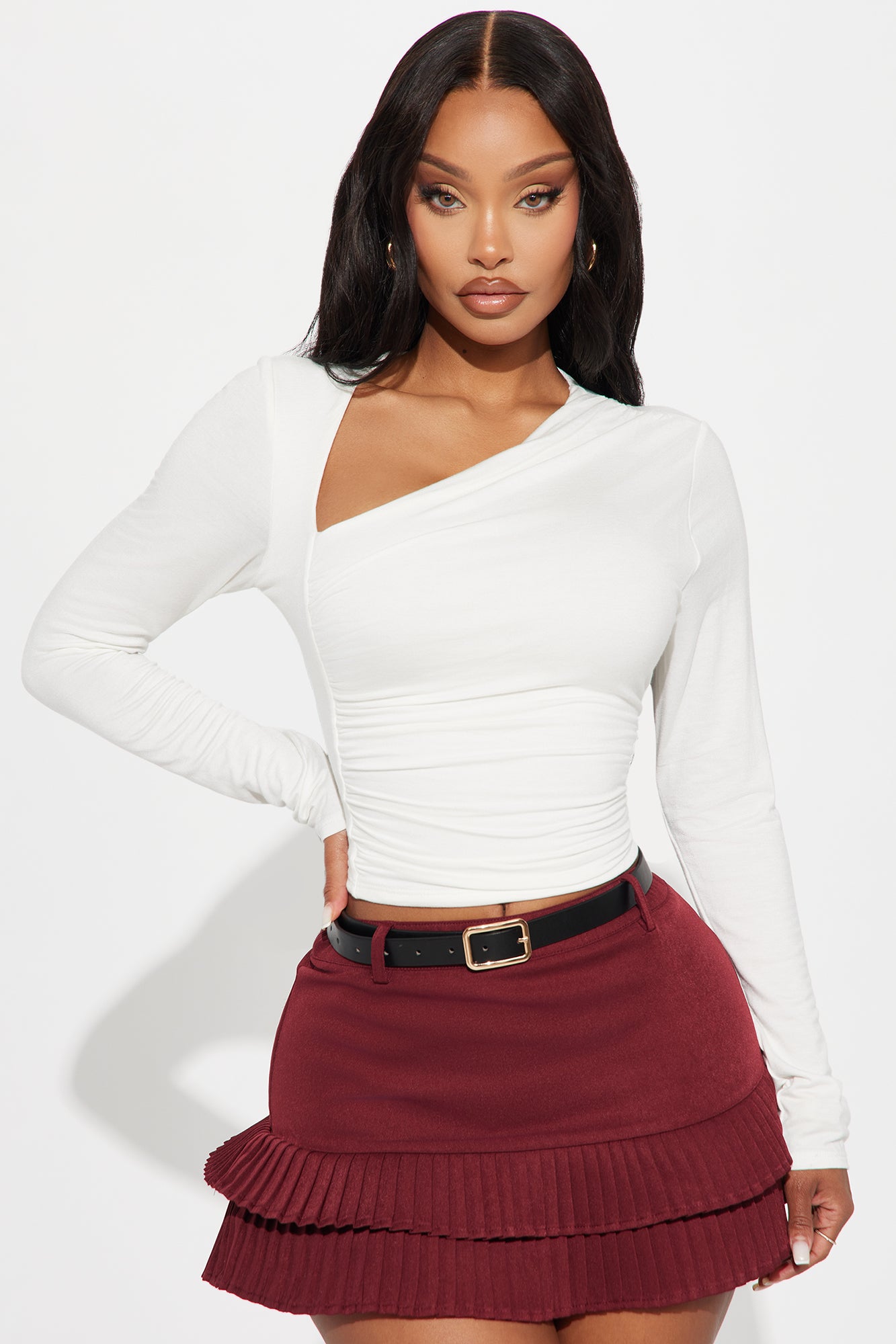 Lost Your Chance Ruched Top