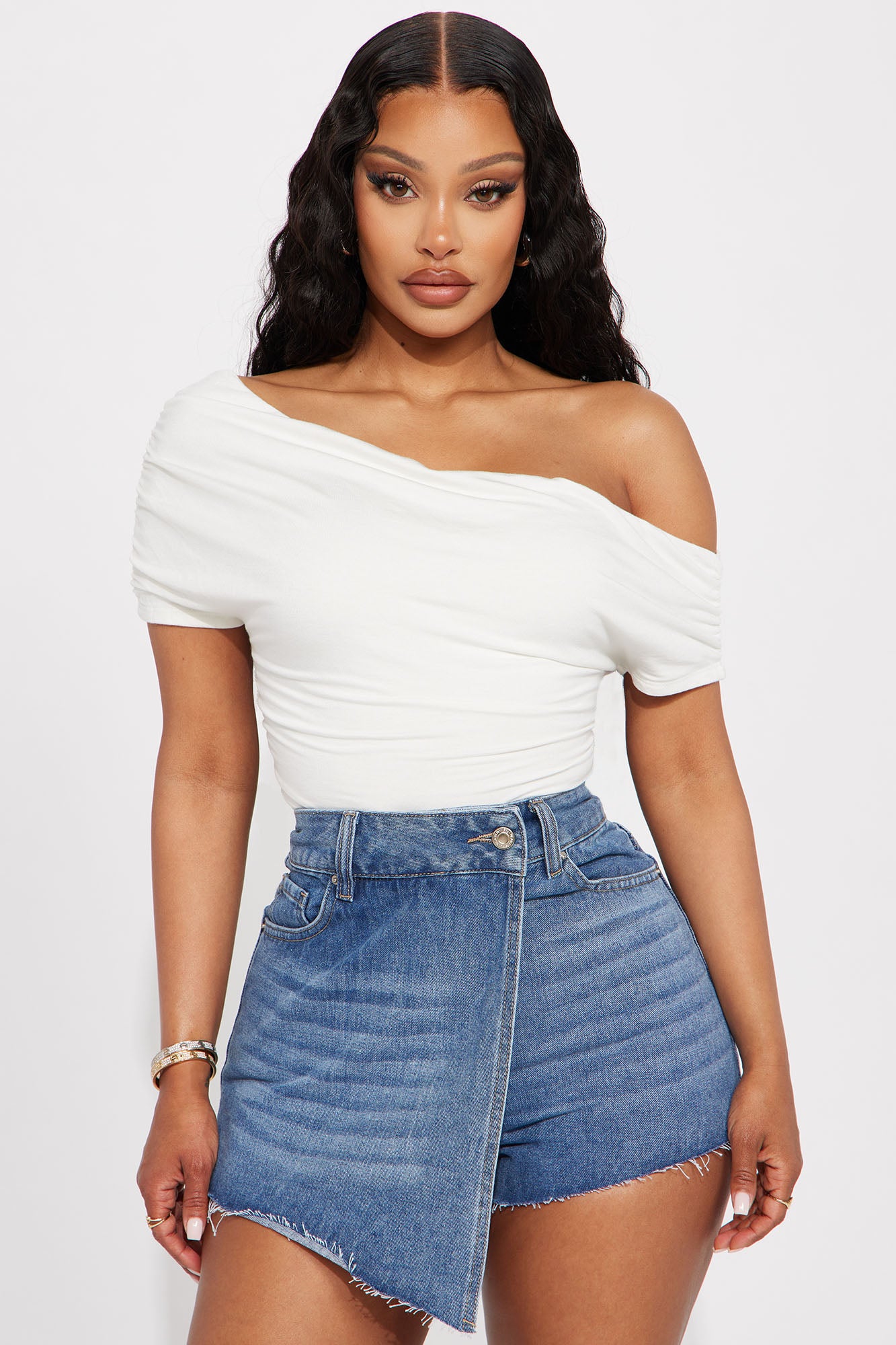 Oksana One Shoulder Top