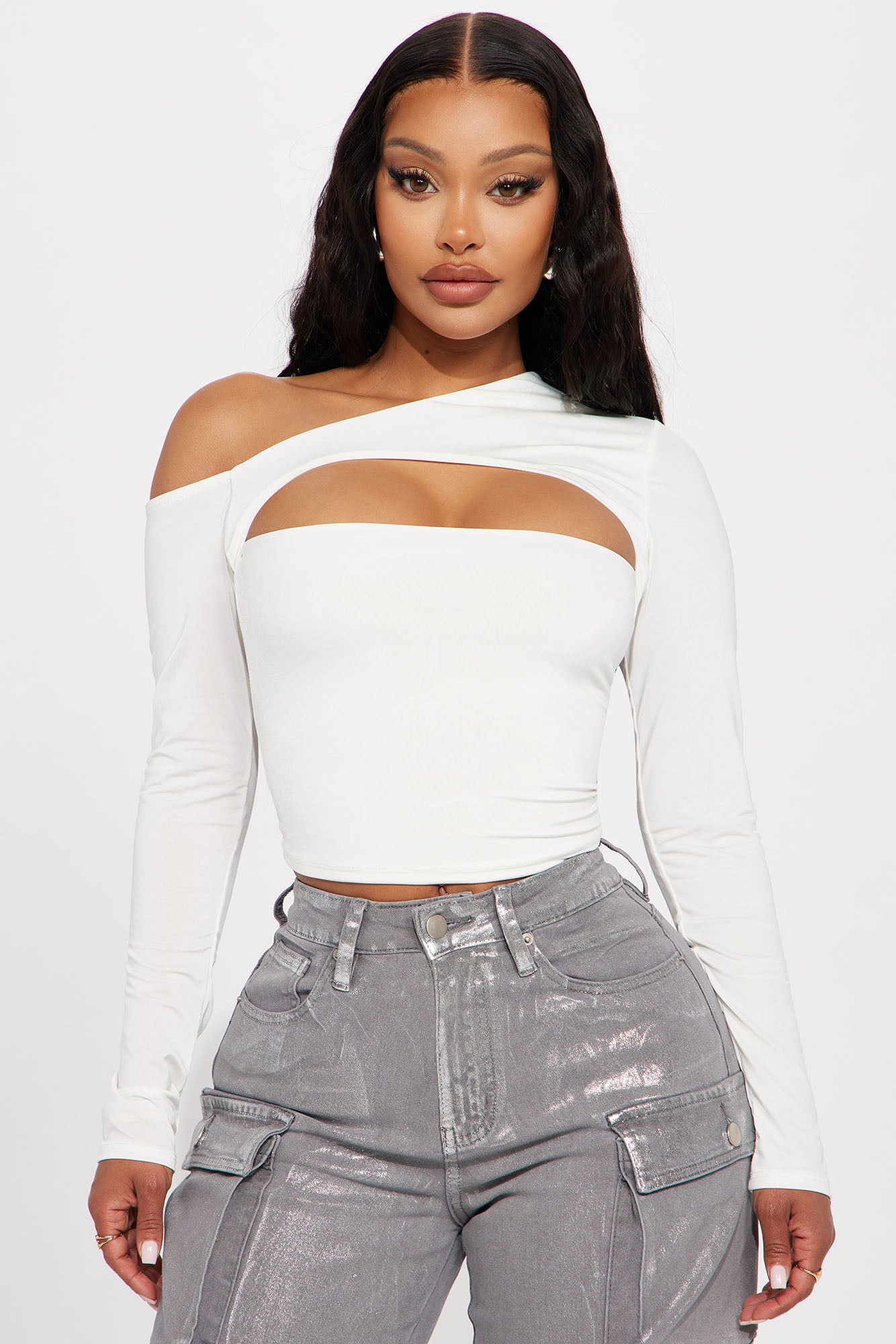 Gimme What I Want One Shoulder Top