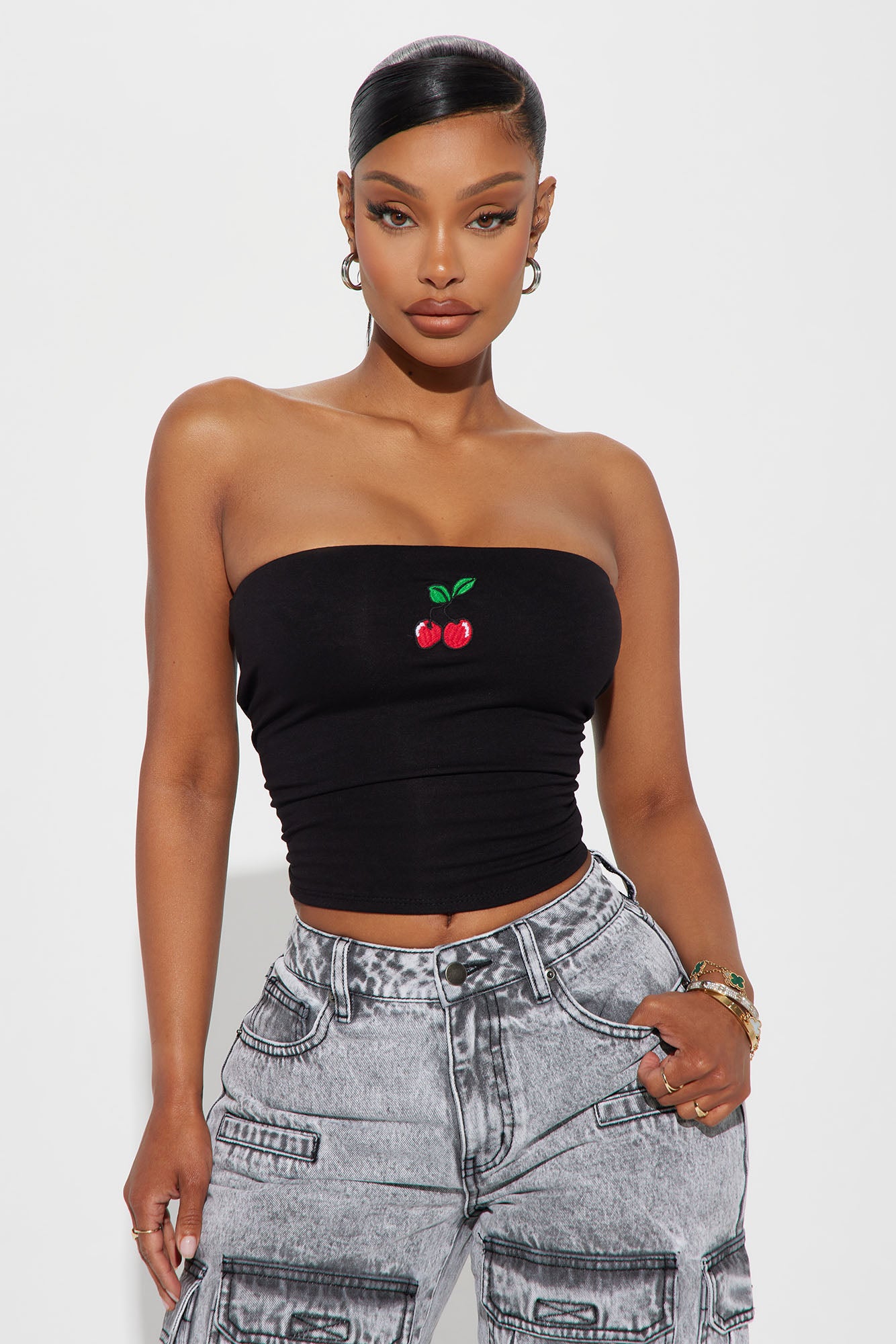 Cherry Moment Tube Top