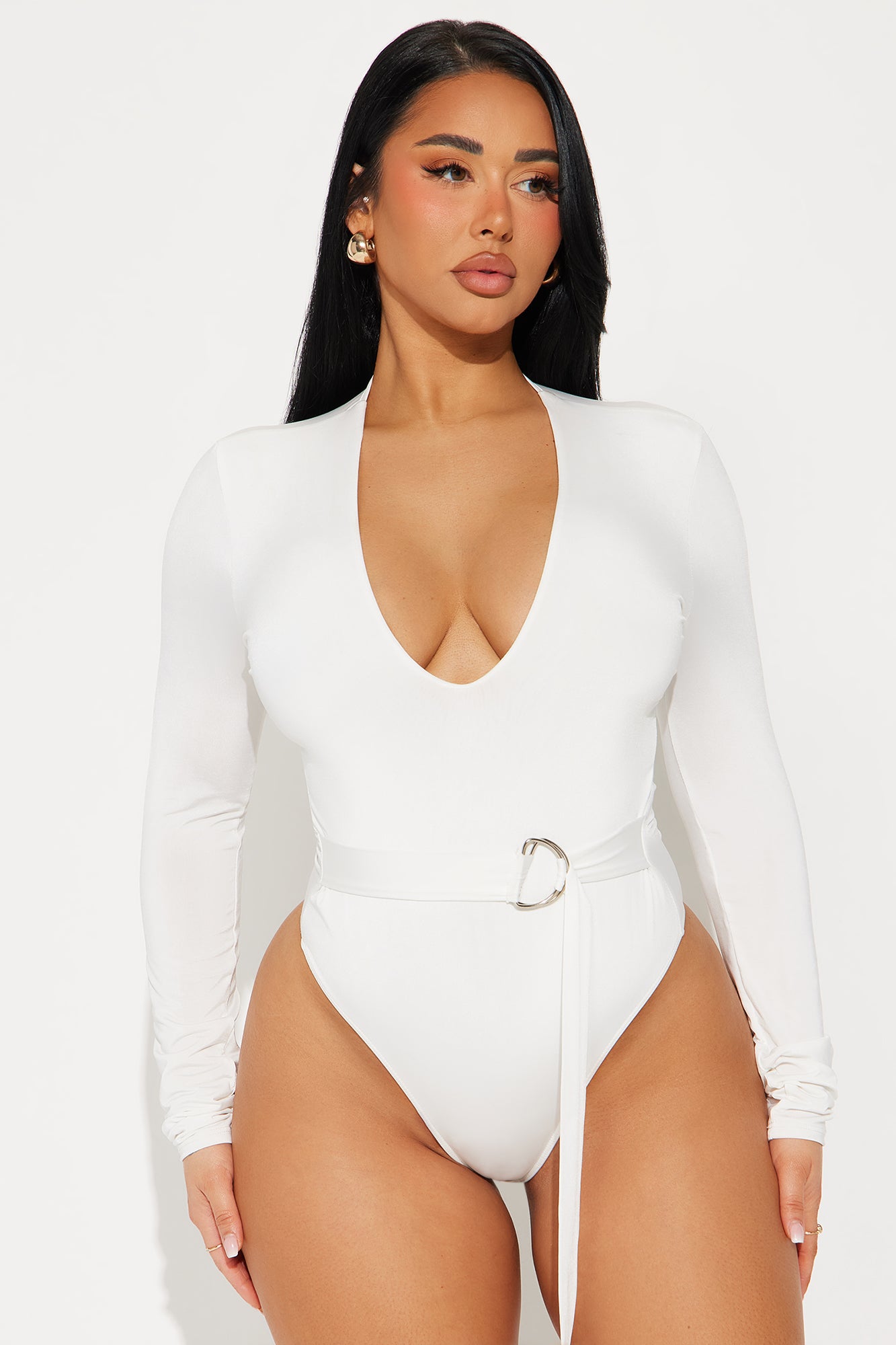 Bianca Belted Long Sleeve Bodysuit