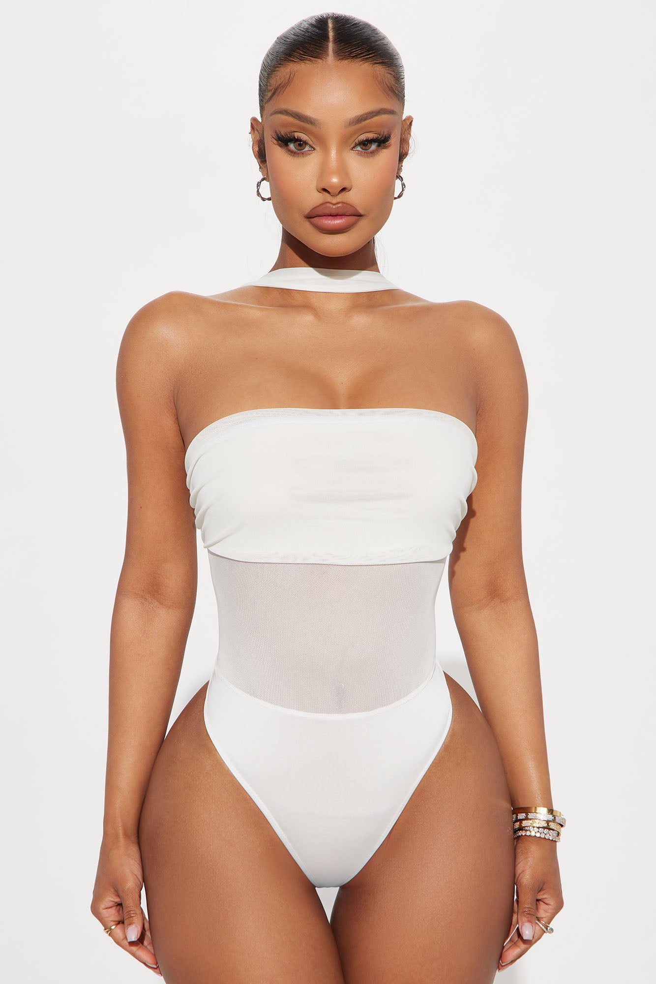 Off-limits Sheer Mesh Bodysuit