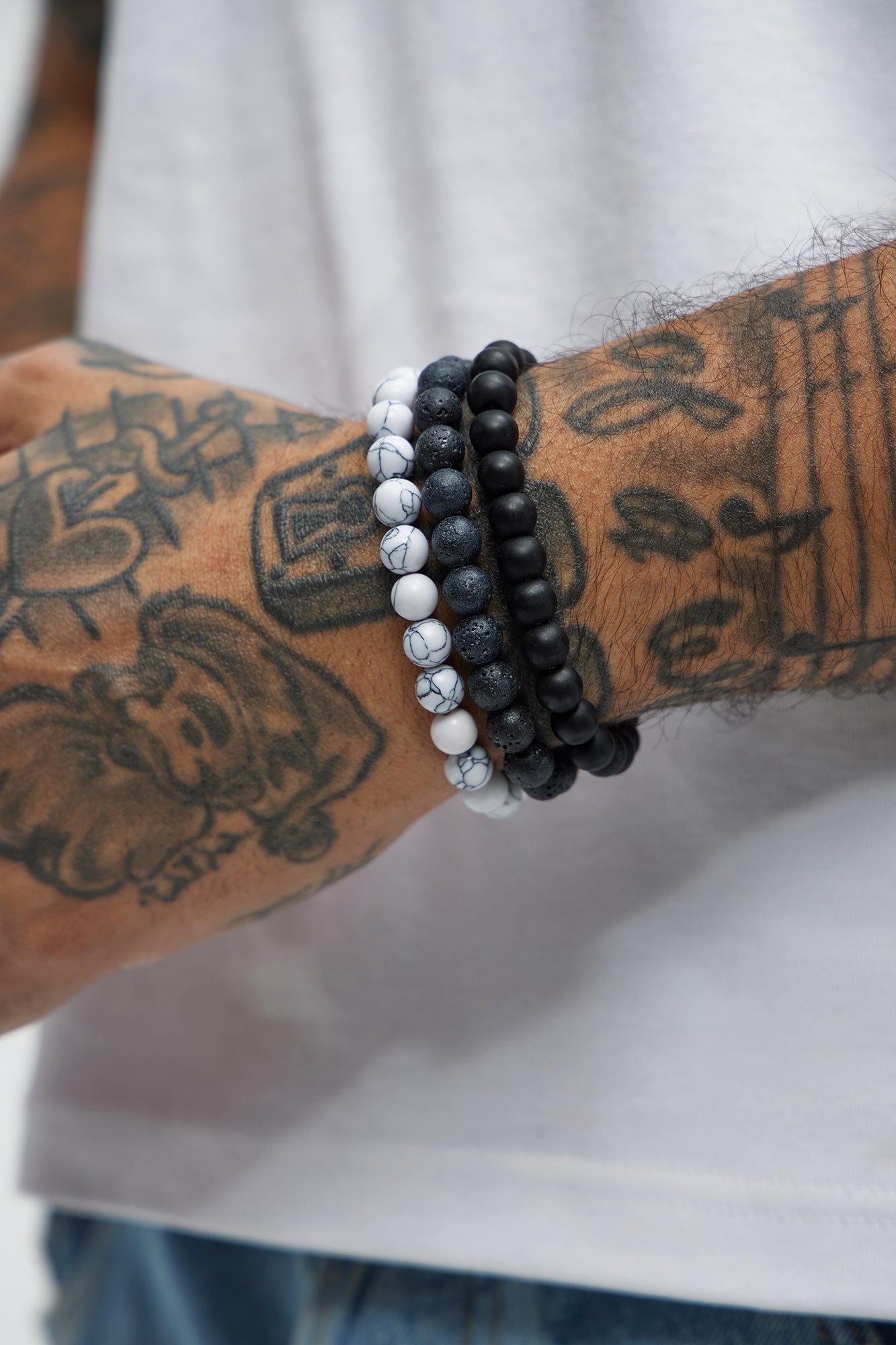Cascade 3-Piece Beaded Bracelelet