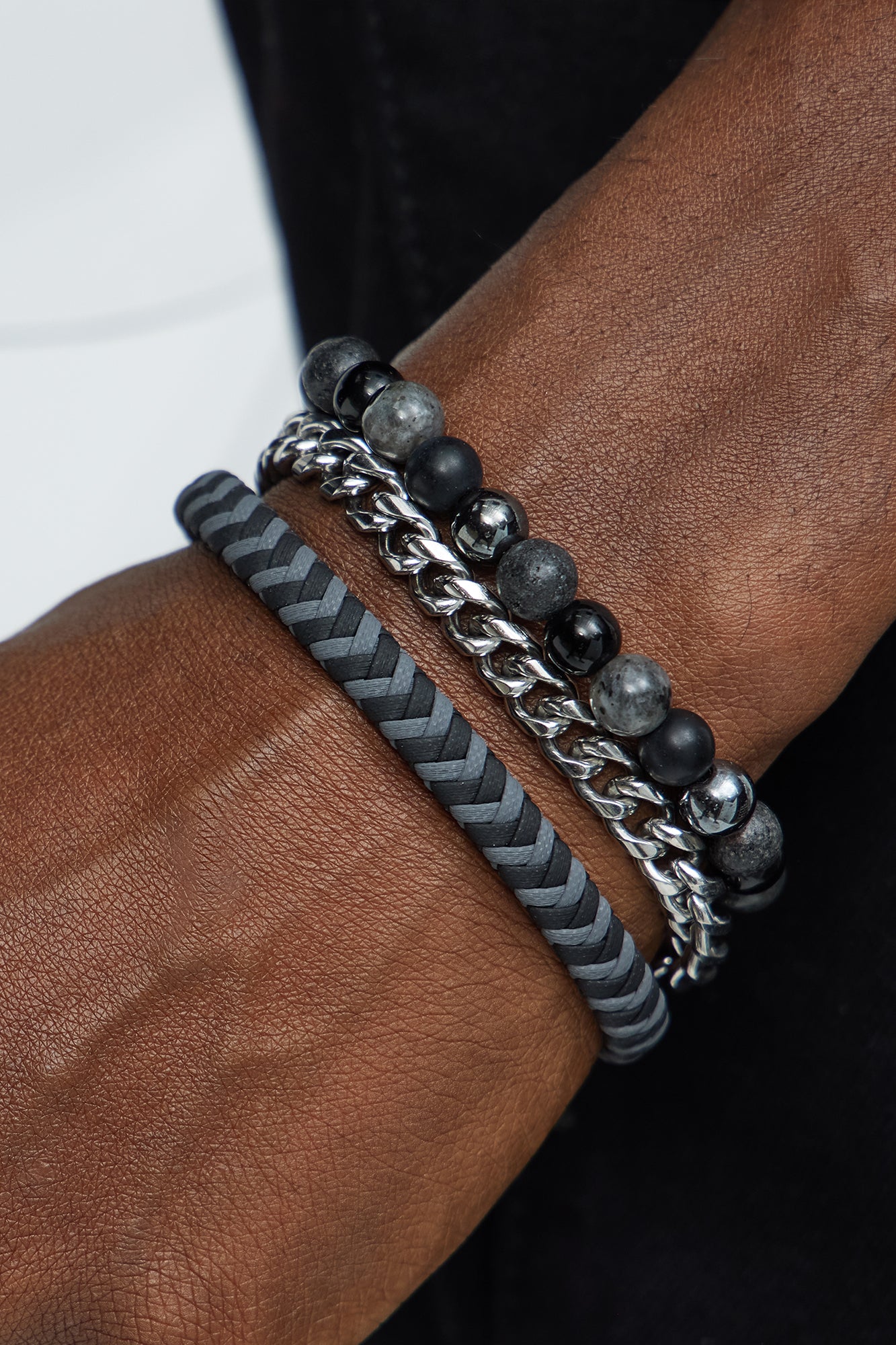 Mariner 3-Piece Beaded Bracelet