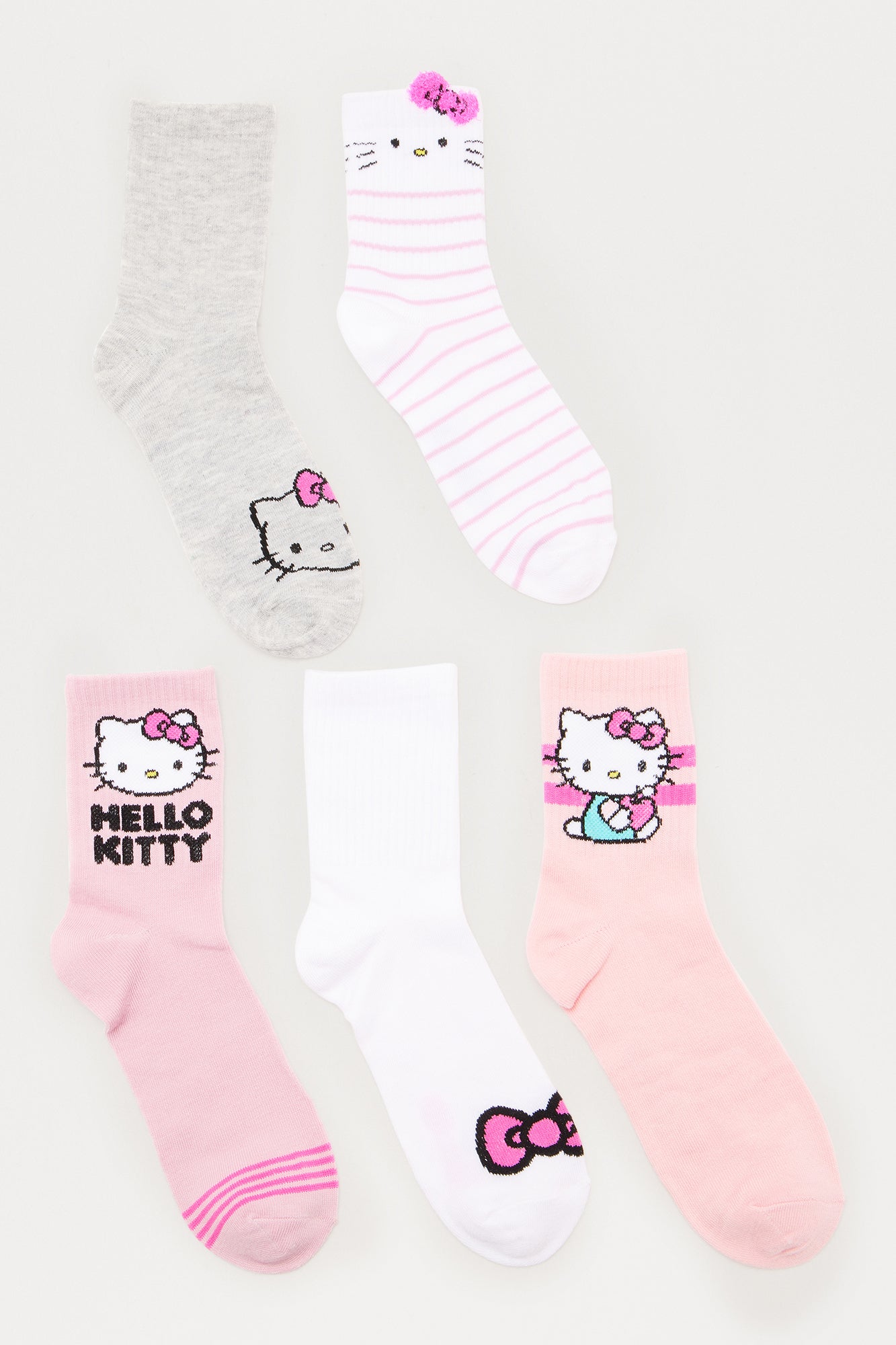 Fav Weekday Hello Kitty 5 Pack Socks