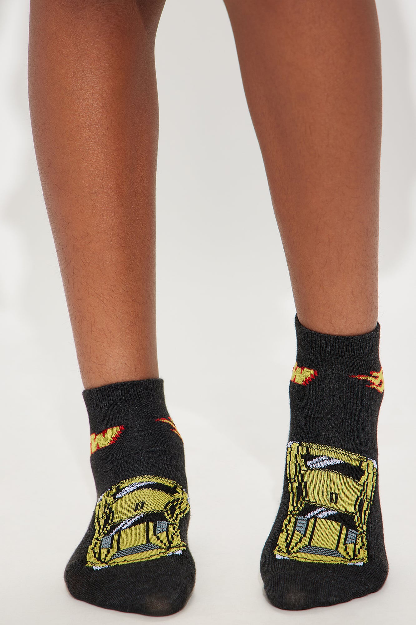 Mini Hot Wheels Racing 5 Pack Crew Socks