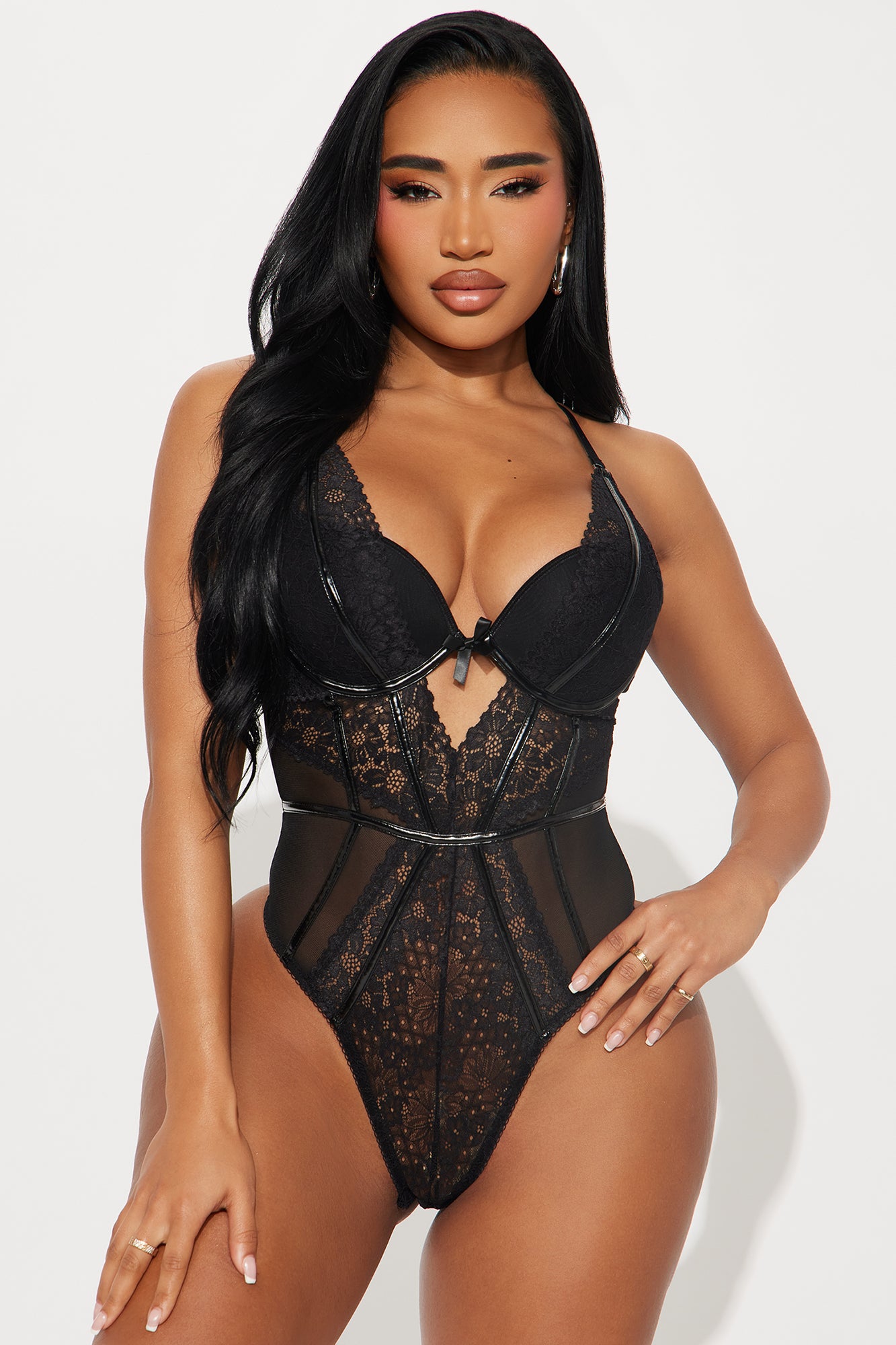 Full Bloom Lace Teddy