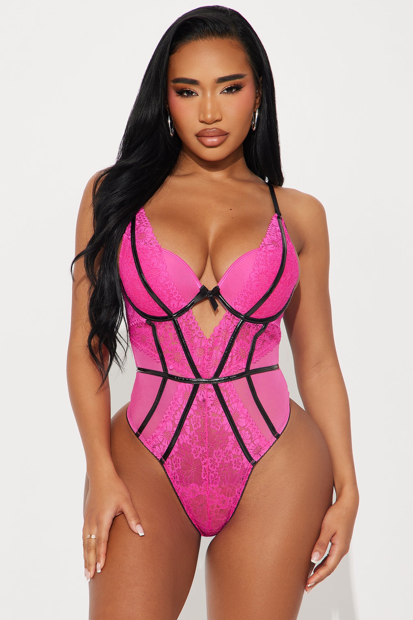 Full Bloom Lace Teddy