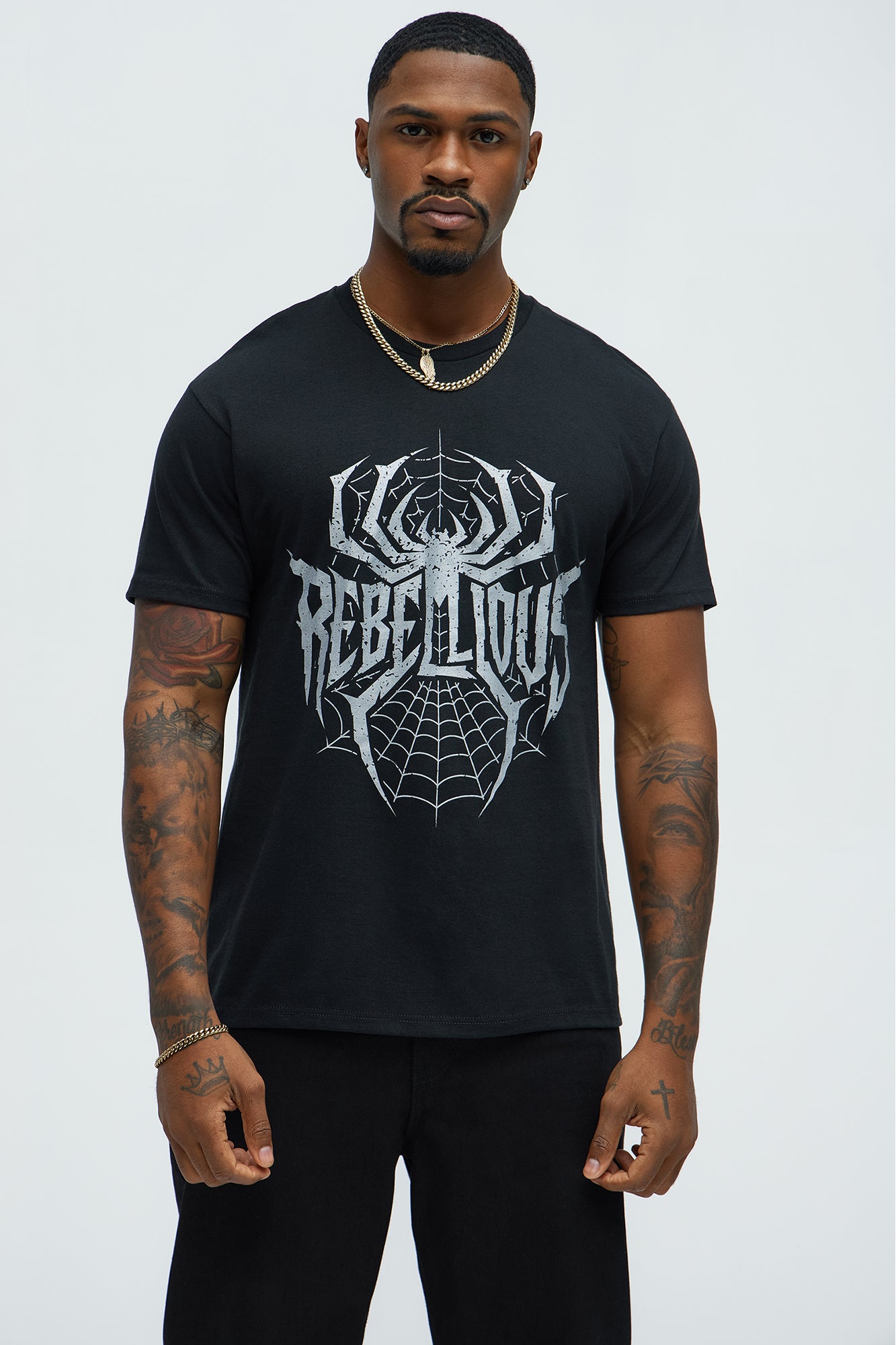 Rebellious Spider Short Sleeve Tee