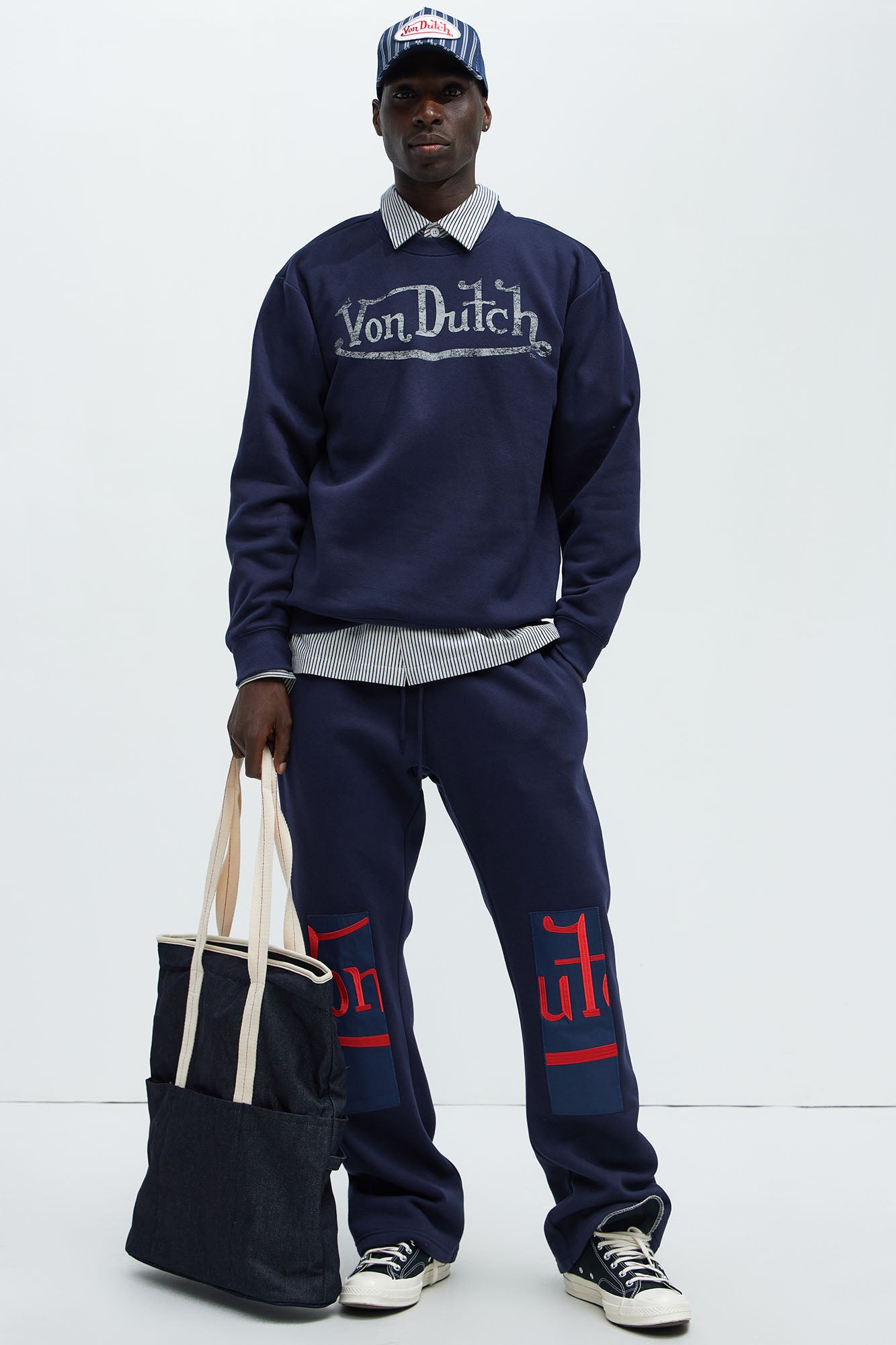 Von Dutch Split Flared Sweatpants