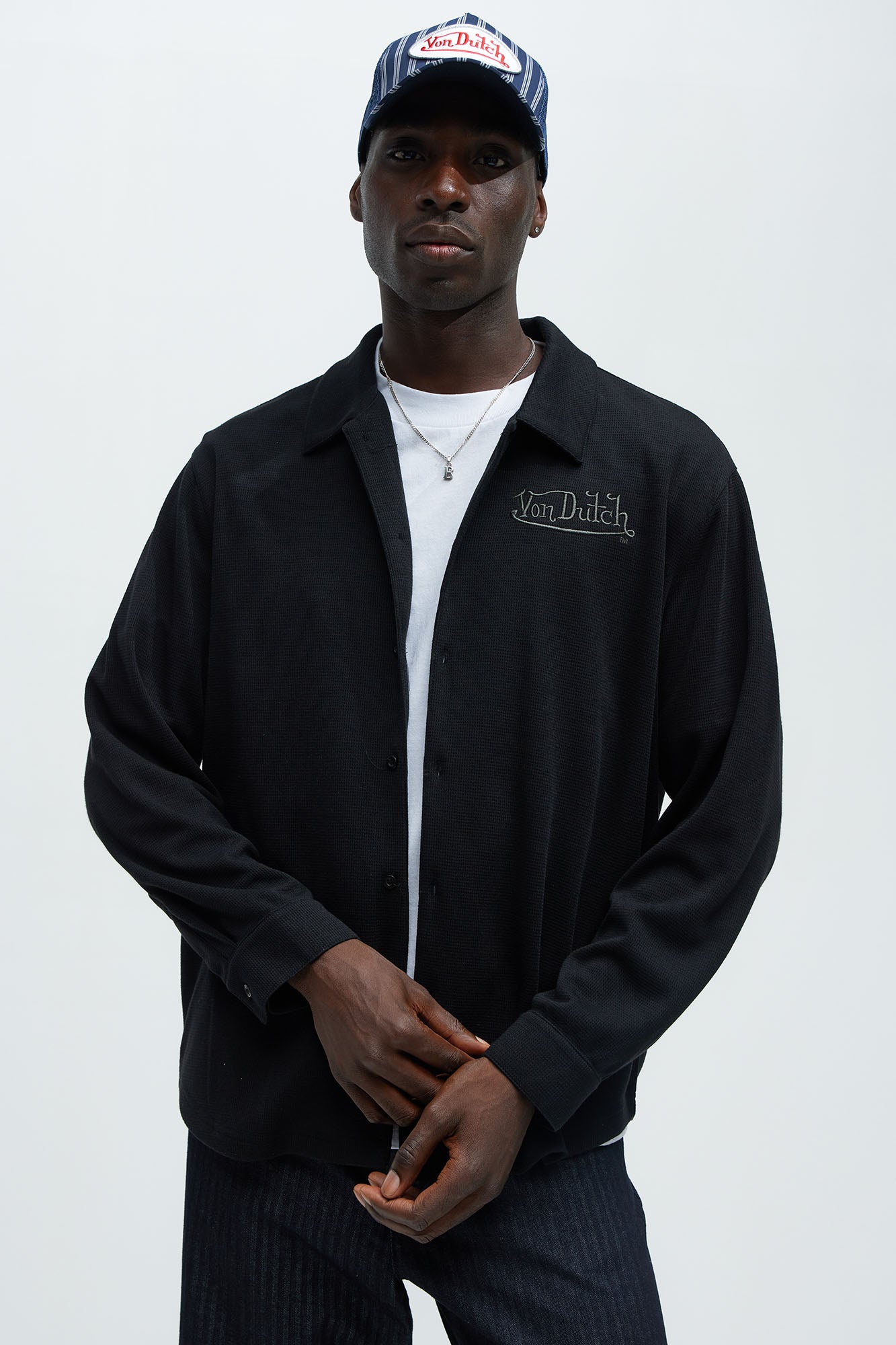 Von Dutch Long Sleeve Button Up