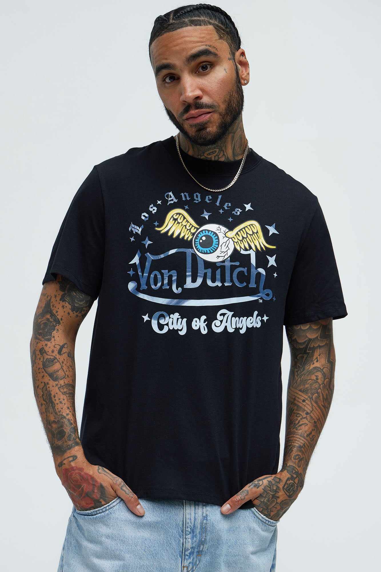 Von Dutch City Of Angels Short Sleeve Tee