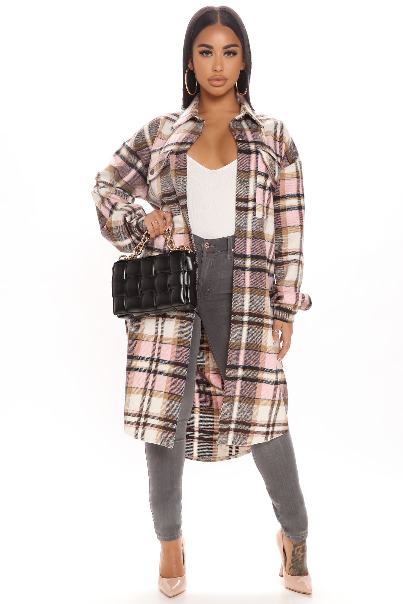 Plaid Girls Club Shacket