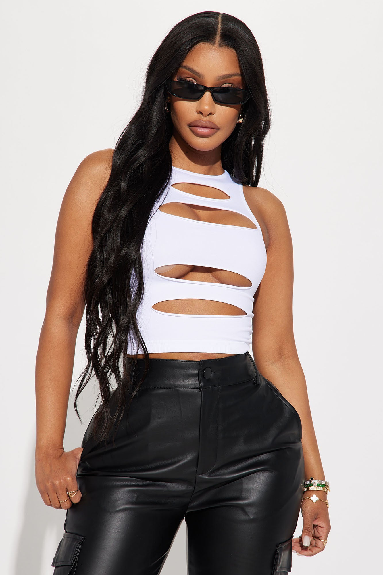 Tory Cut Out Seamless Top