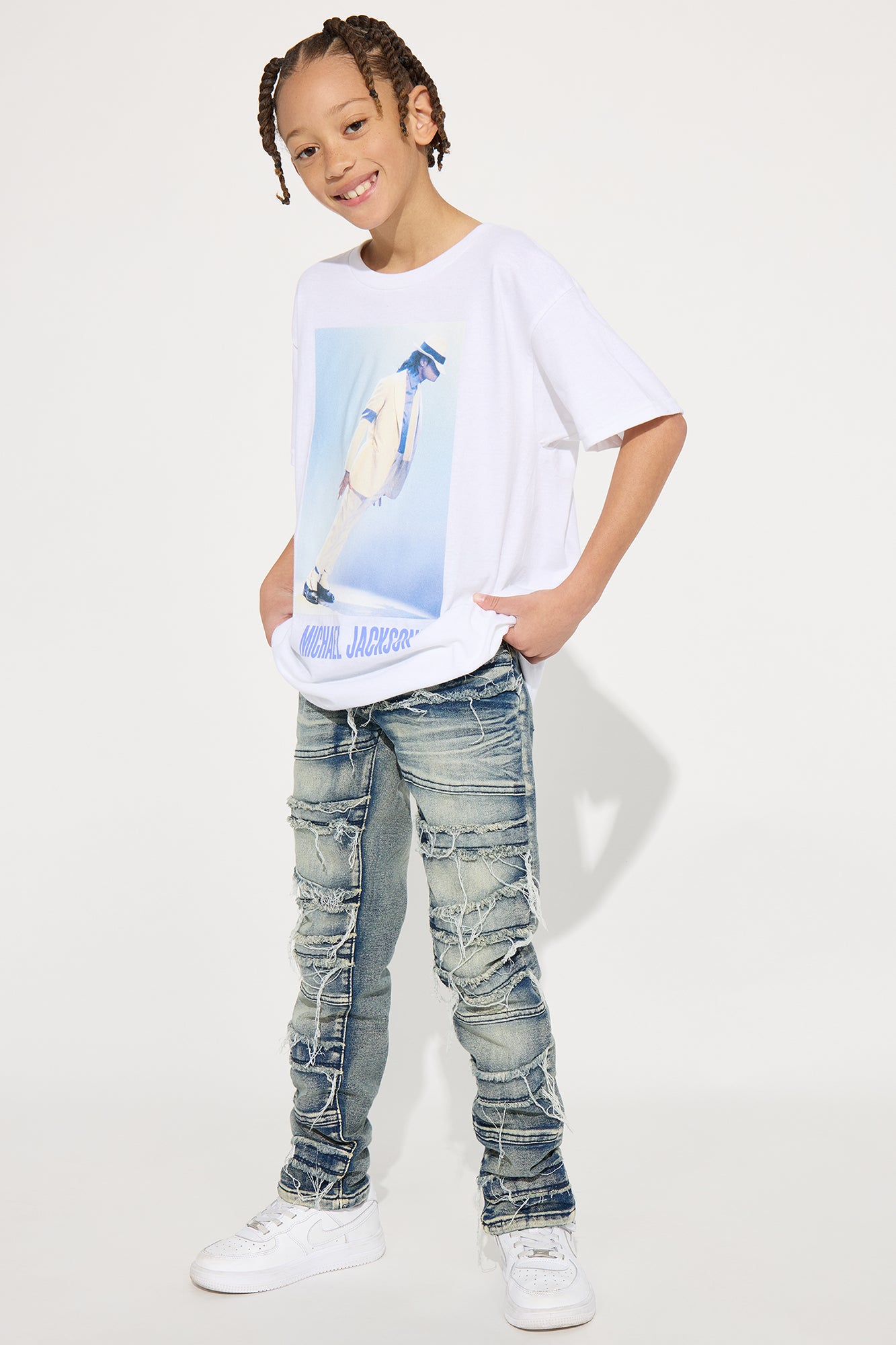 Mini Can't Have Enough Fray Skinny Jeans