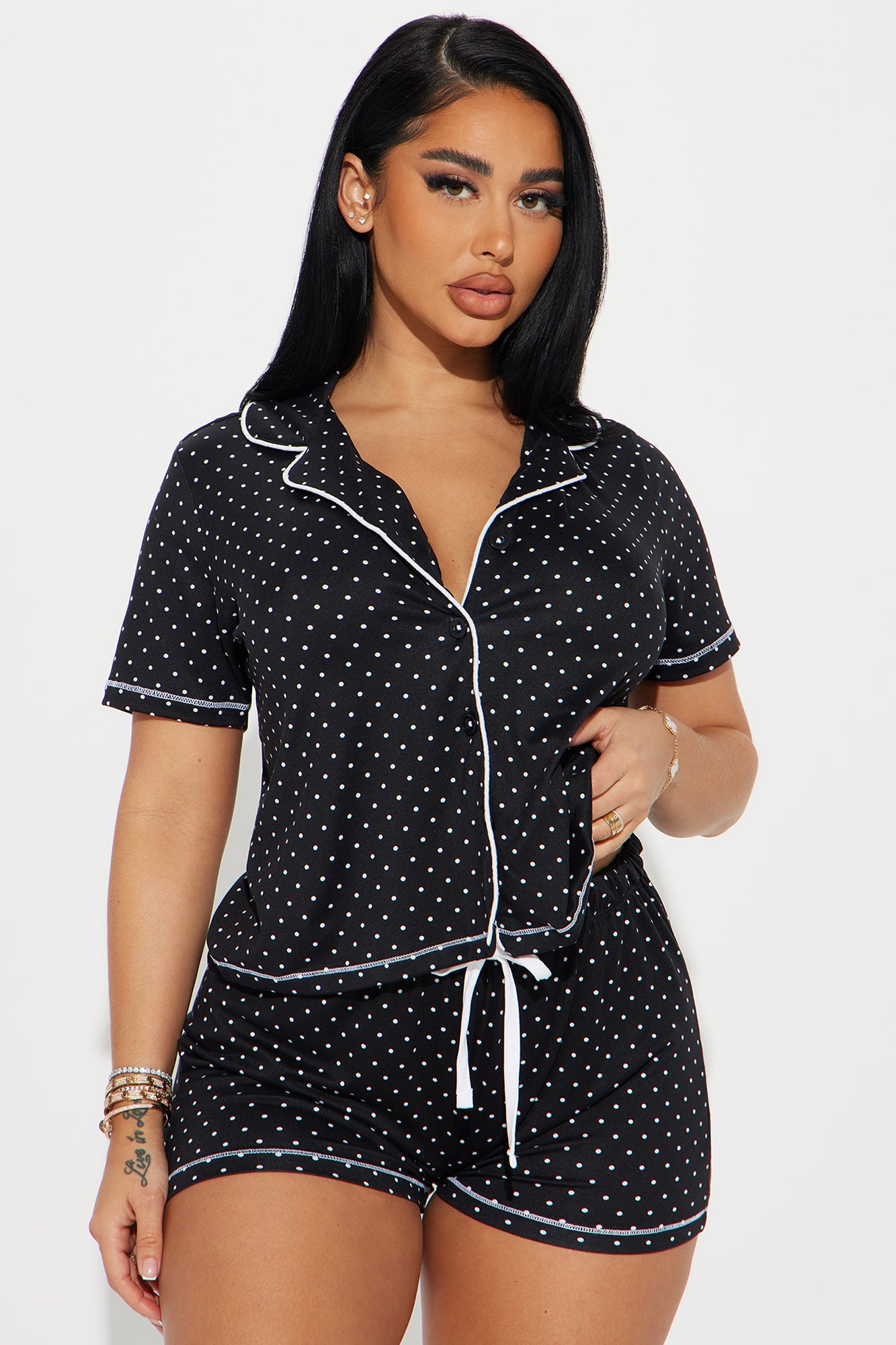 Girl's Night PJ Short Set