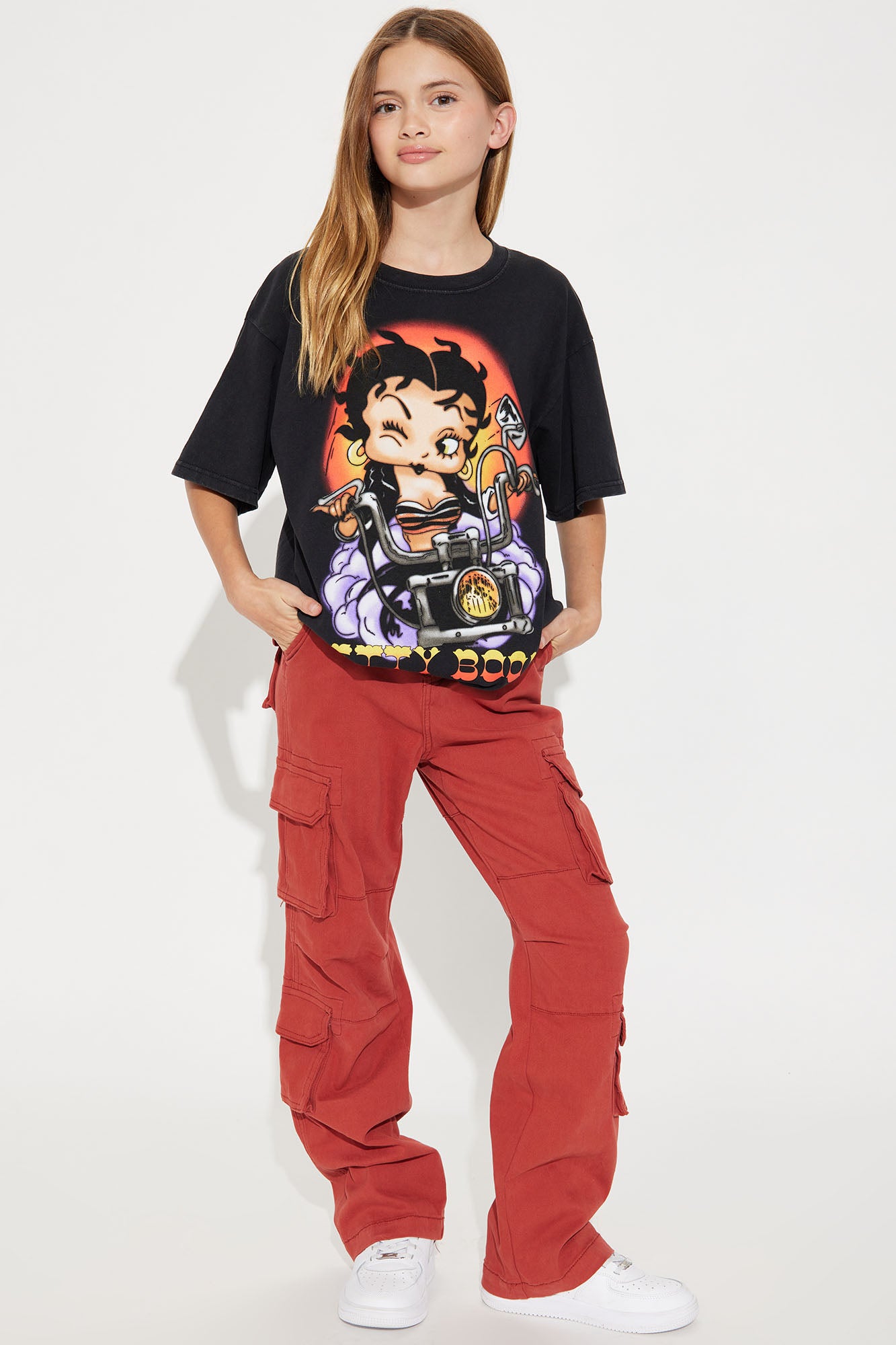 Mini Betty Boop Mineral Wash T-Shirt