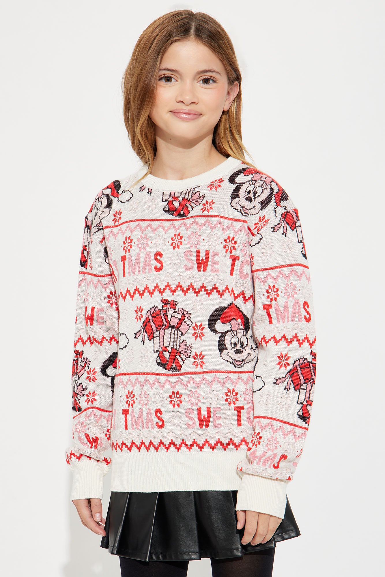 Mini Sweet Christmas Minnie Mouse Sweater