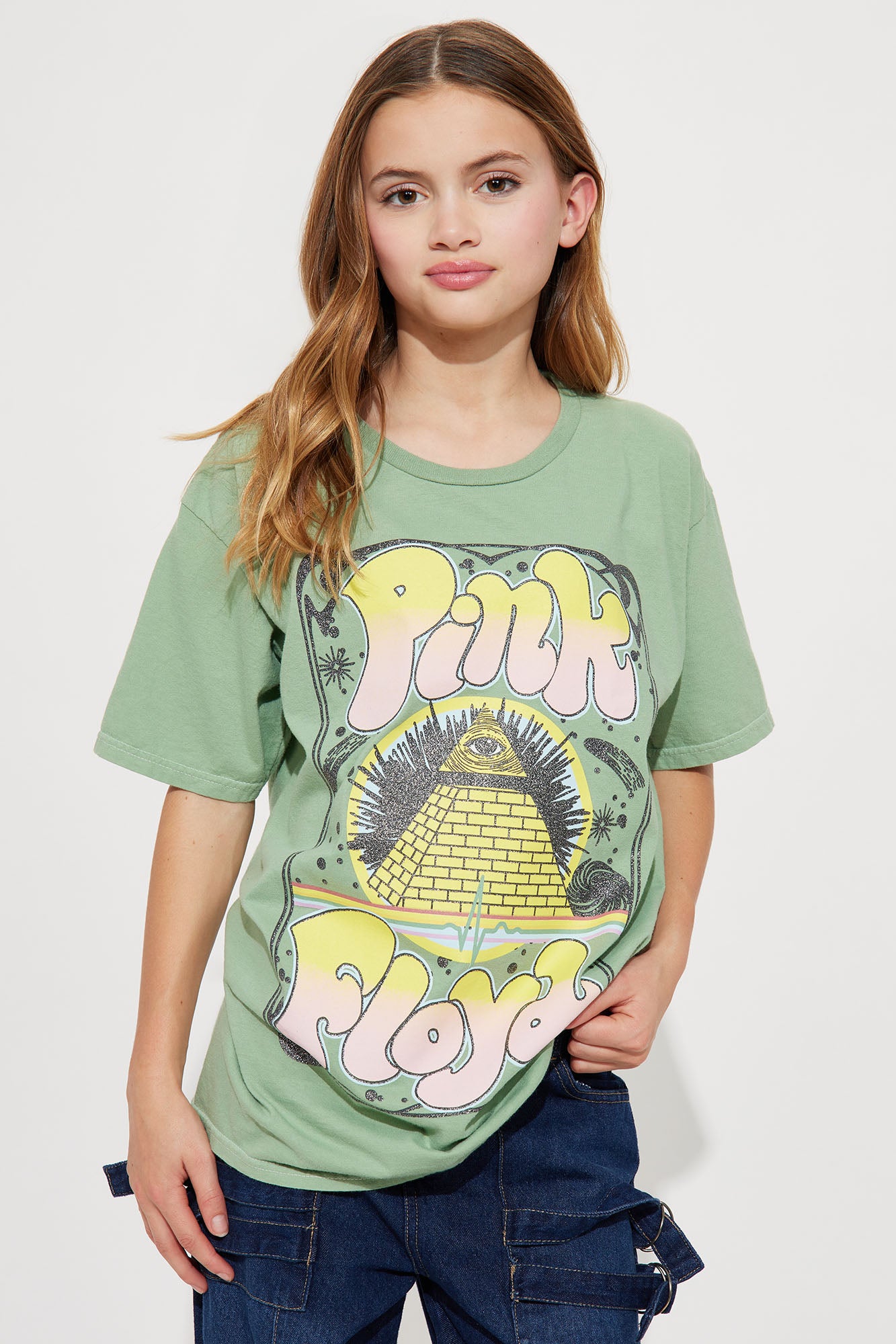 Mini Pink Floyd Glitter Graphic Tee