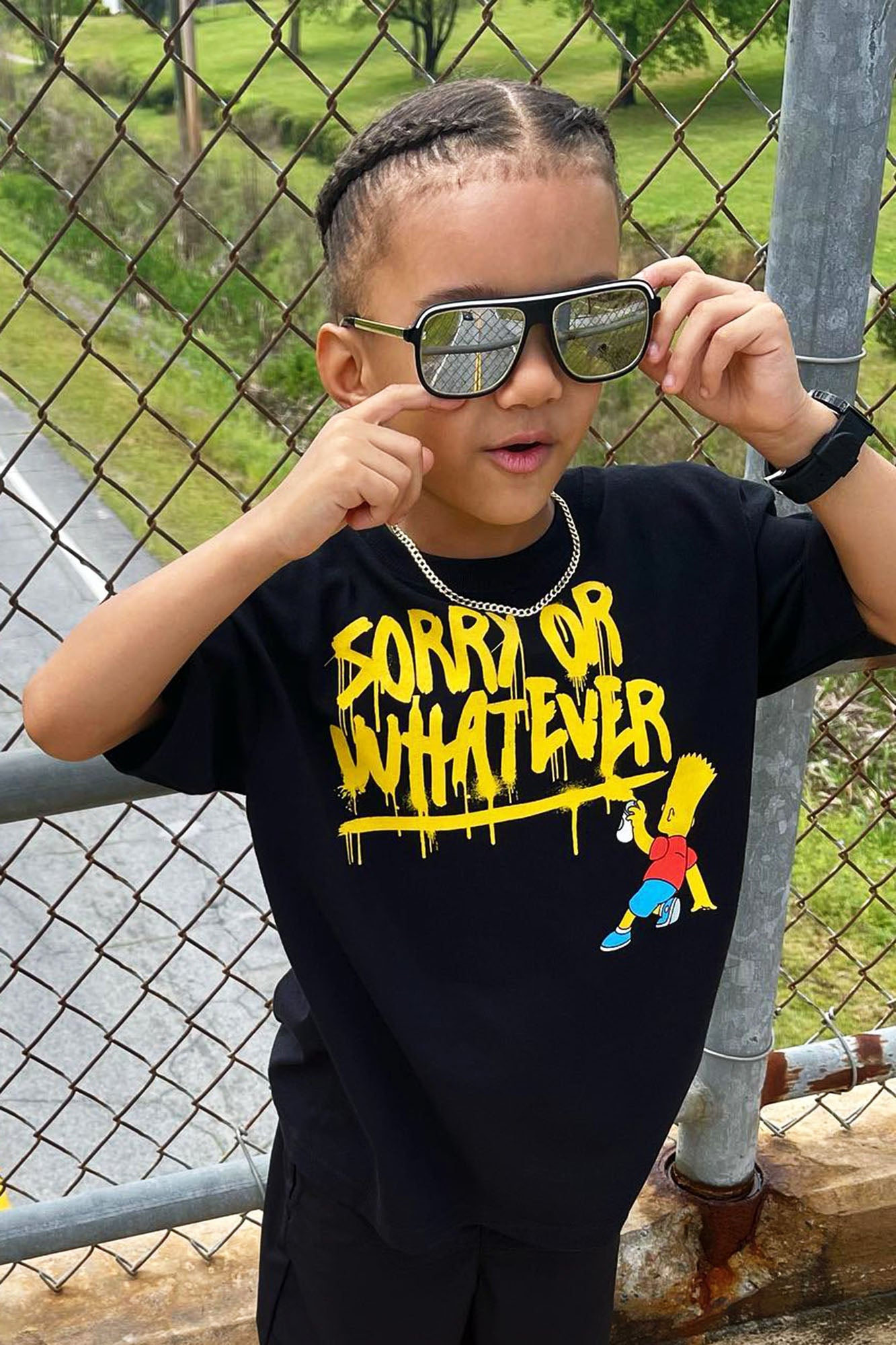 Mini Bart Simpson Sorry Tee