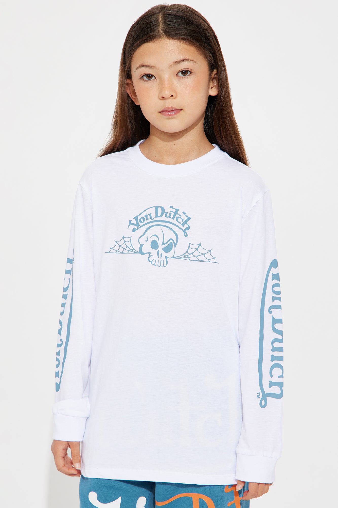 Mini Von Dutch Skull Long Sleeve Top
