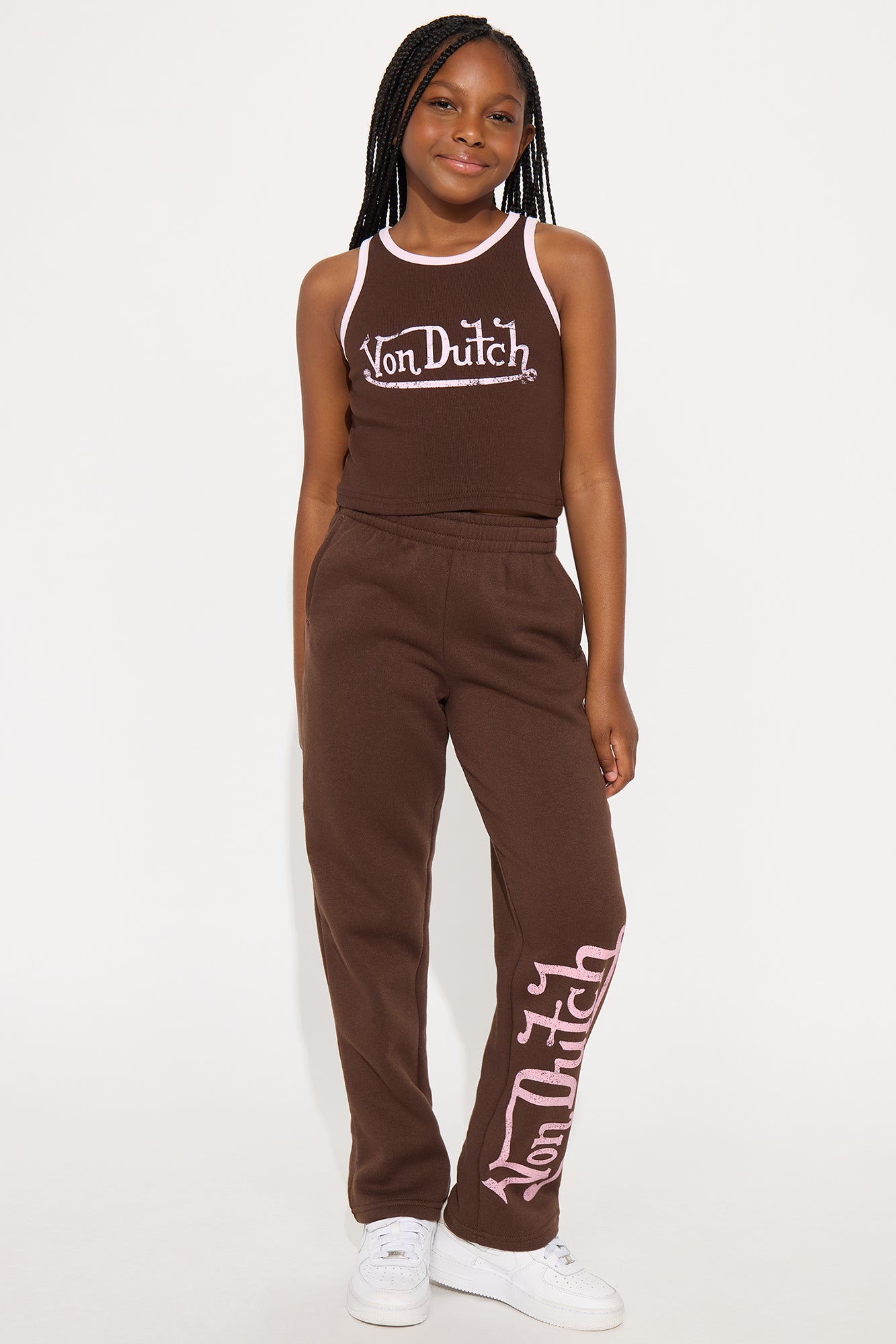 Mini Von Dutch Washed Wide Leg Pant